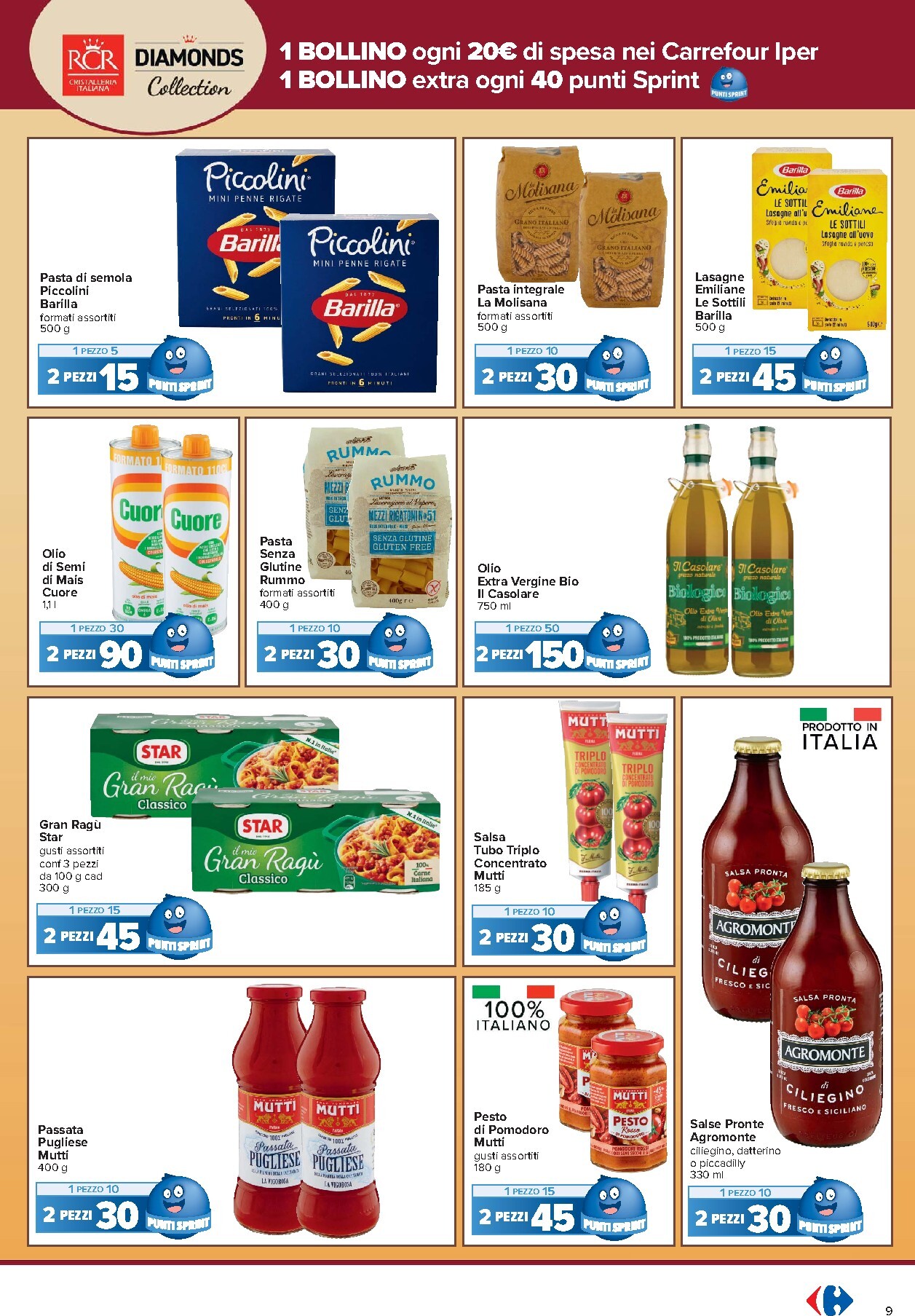 carrefour - Volantino attuale di Carrefour - Punti Sprint Payback valido dal martedì 13/10/2026 al domenica 25/10/2026 - page: 9