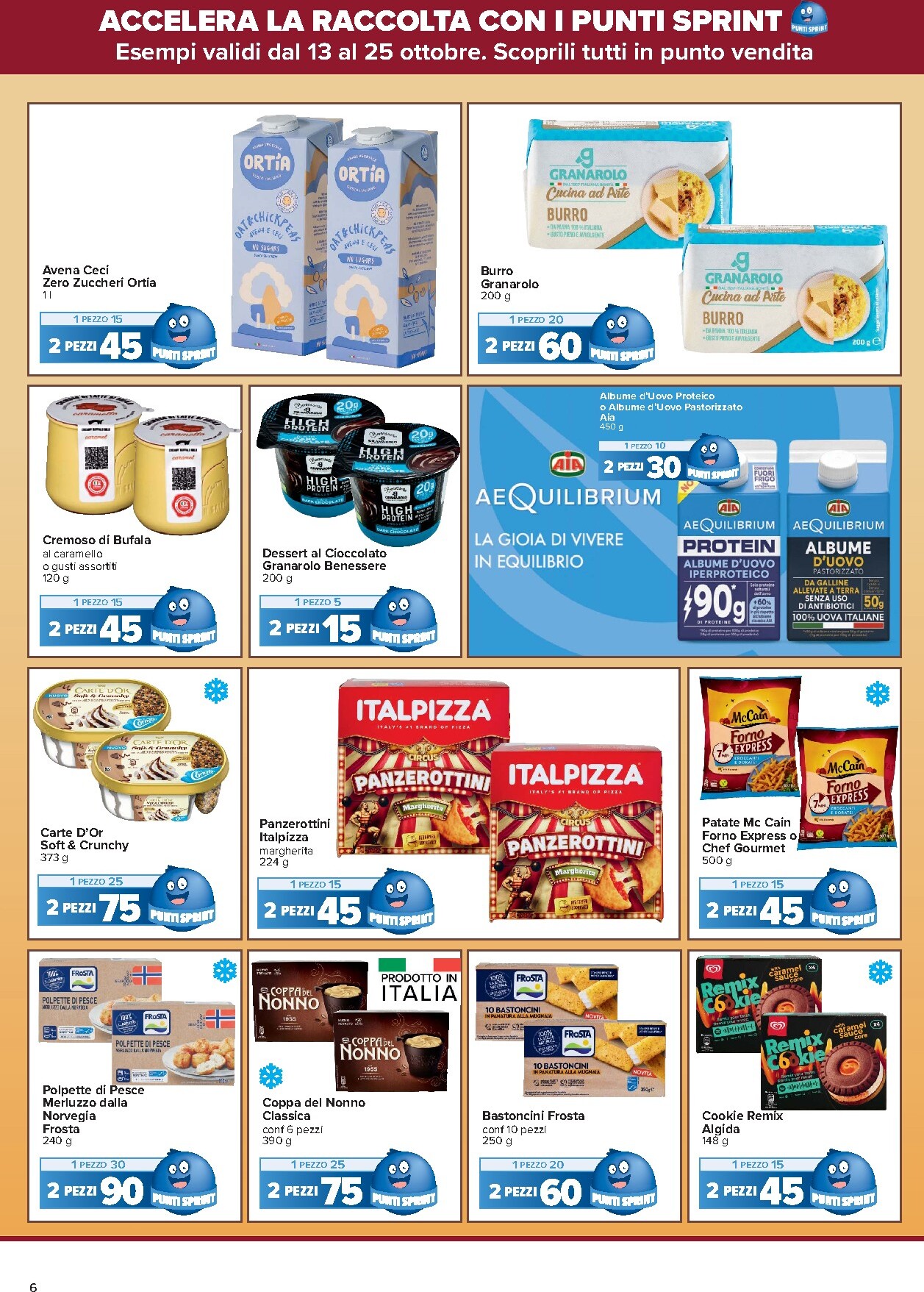 carrefour - Volantino attuale di Carrefour - Punti Sprint Payback valido dal martedì 13/10/2026 al domenica 25/10/2026 - page: 6