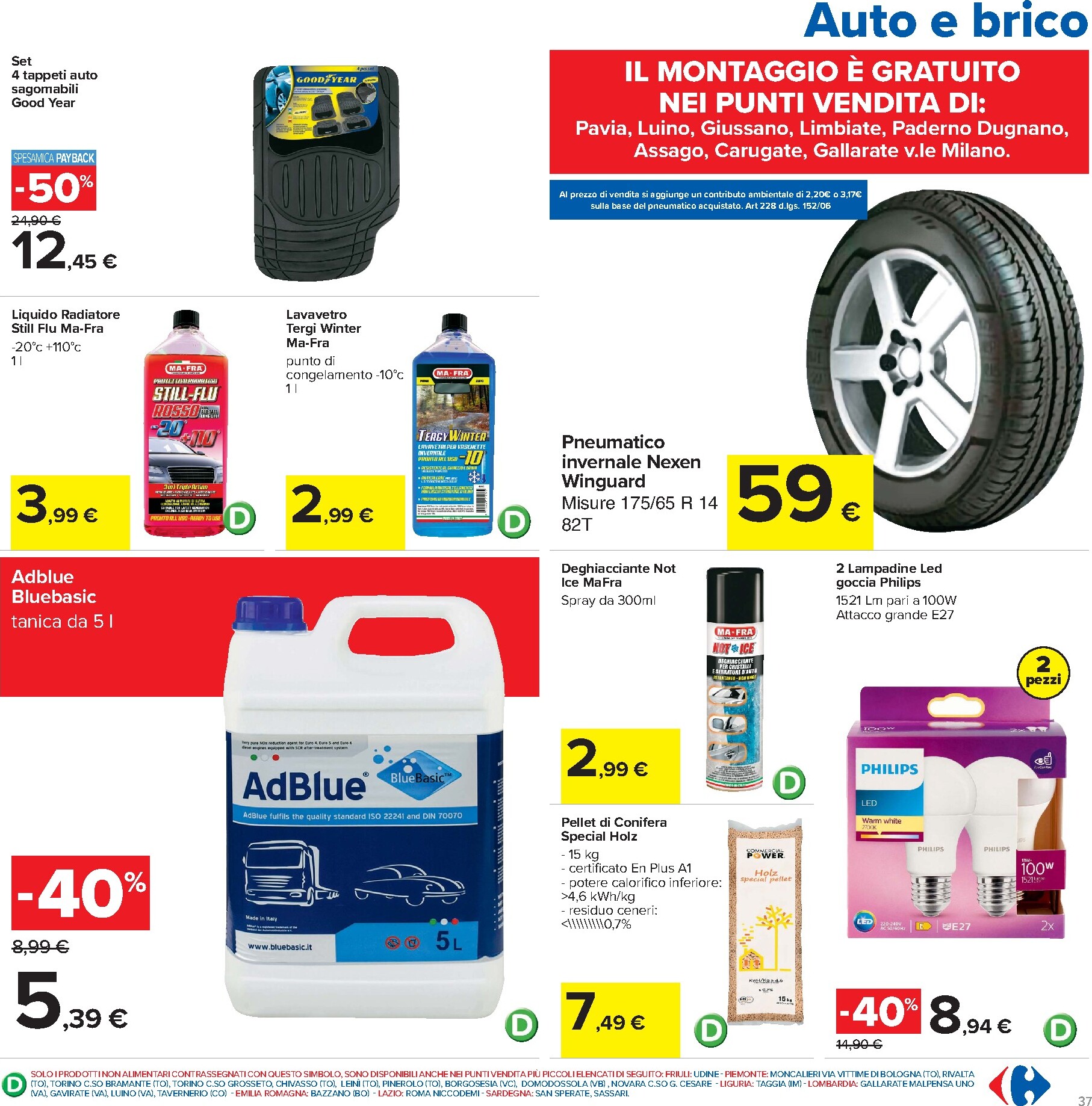 carrefour - Volantino Carrefour - Prezzi imbattibili per la prossima settimana dal venerdì 23/10/2026 al giovedì 05/11/2026 - page: 37