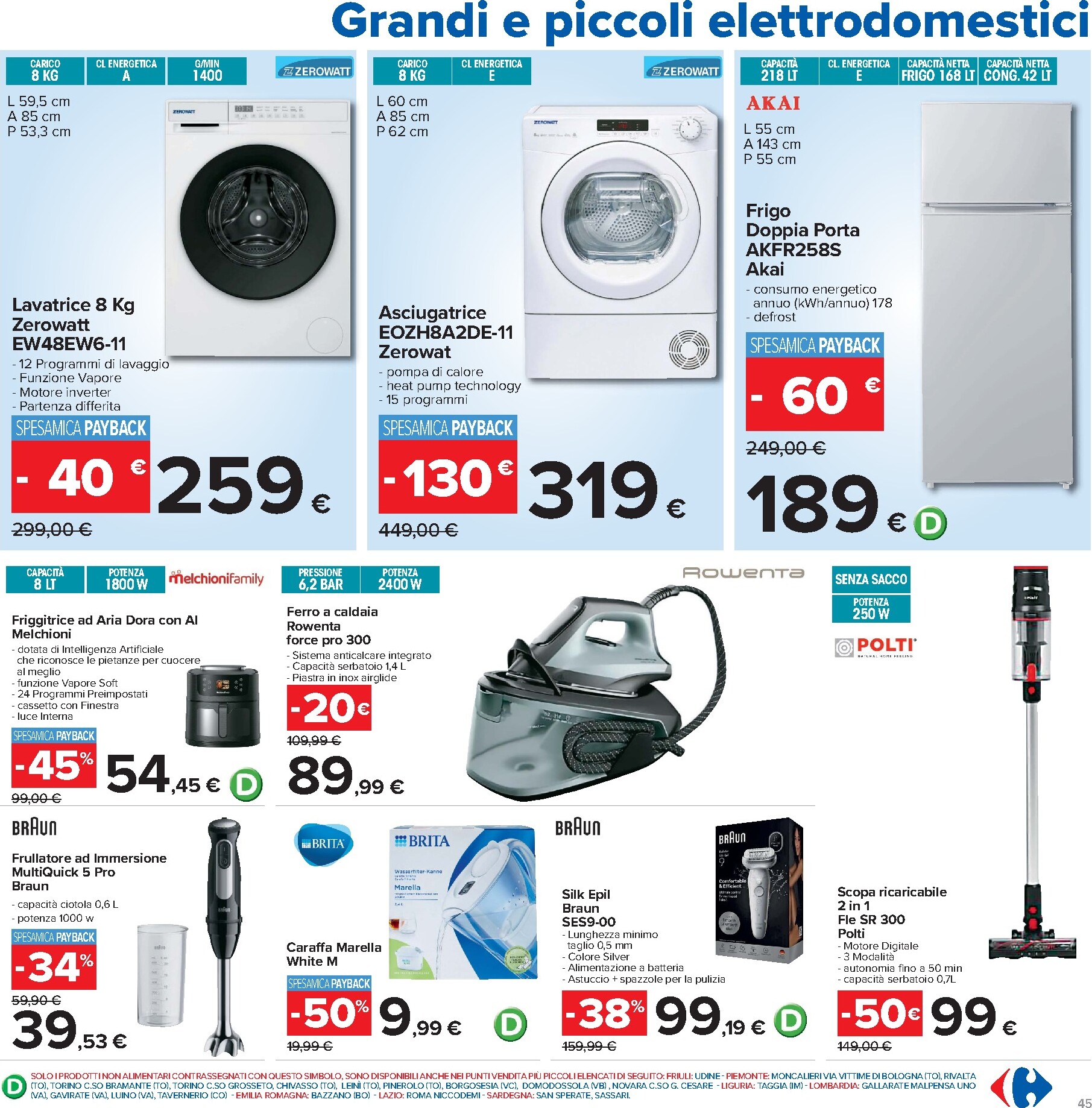 carrefour - Volantino Carrefour - Prezzi imbattibili per la prossima settimana dal venerdì 23/10/2026 al giovedì 05/11/2026 - page: 45