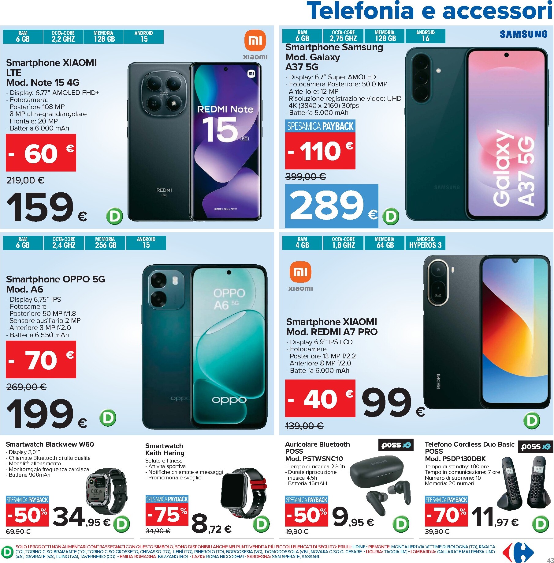 carrefour - Volantino Carrefour - Prezzi imbattibili per la prossima settimana dal venerdì 23/10/2026 al giovedì 05/11/2026 - page: 43