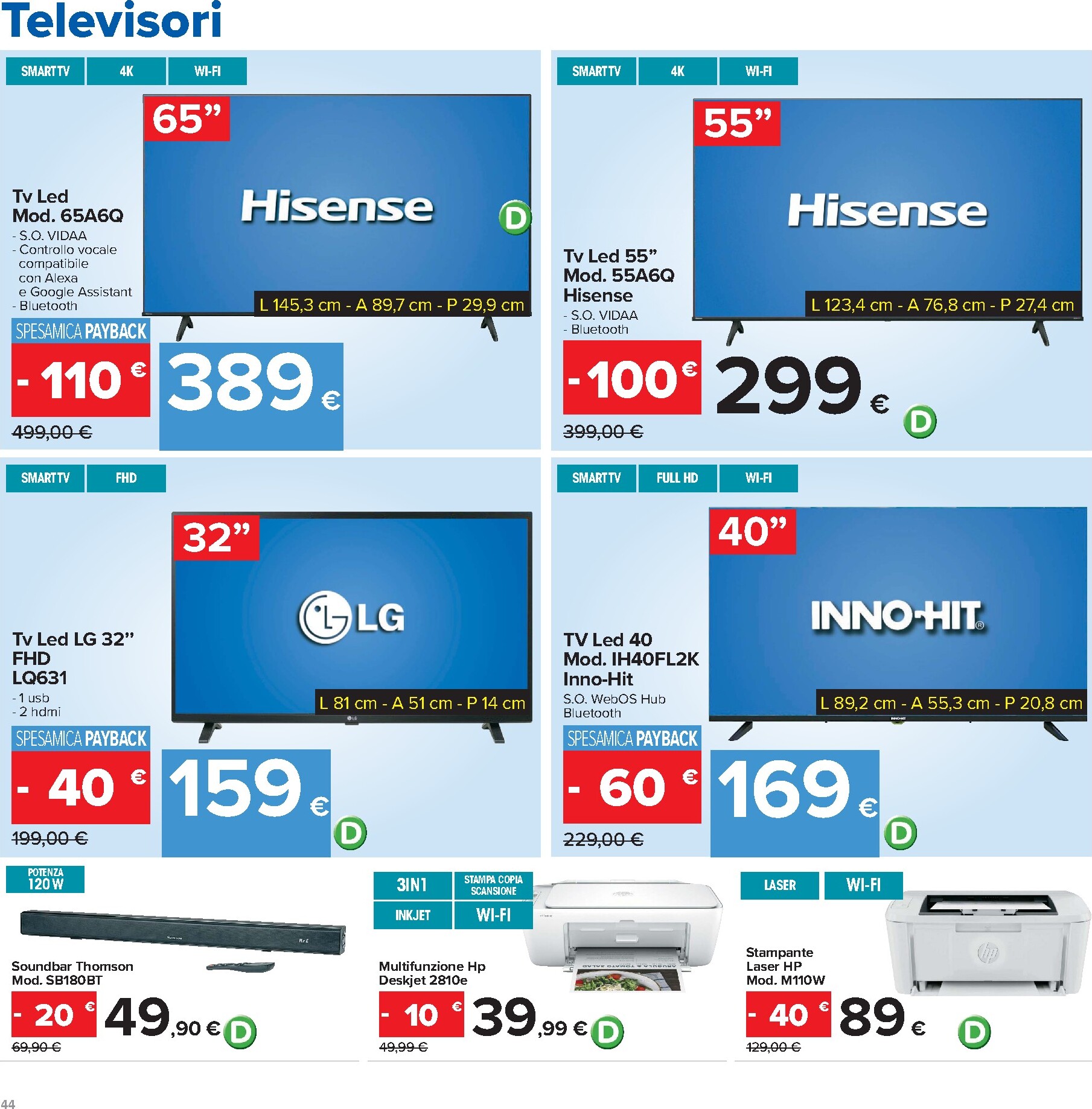 carrefour - Volantino Carrefour - Prezzi imbattibili per la prossima settimana dal venerdì 23/10/2026 al giovedì 05/11/2026 - page: 44