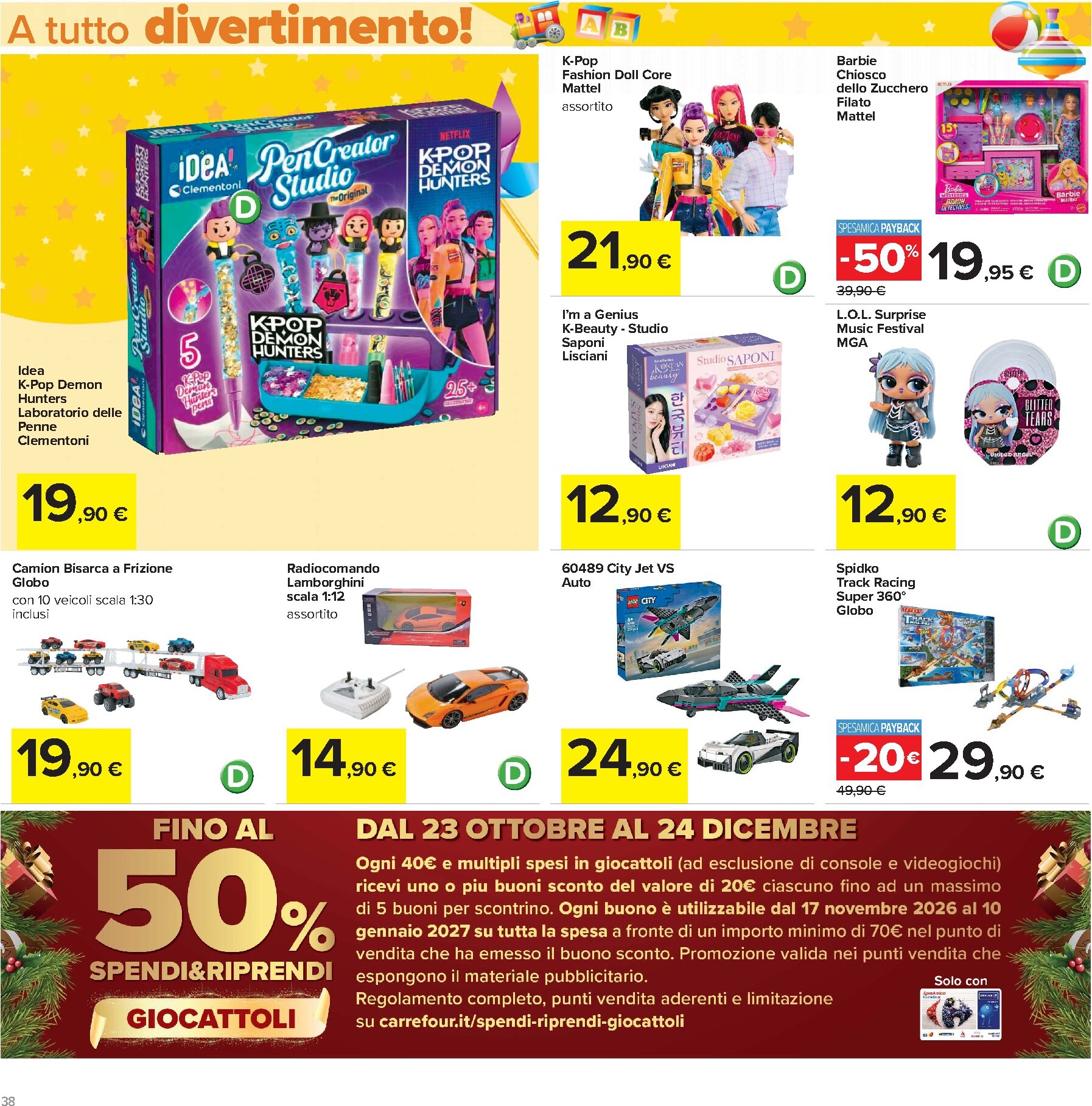 carrefour - Volantino Carrefour - Prezzi imbattibili per la prossima settimana dal venerdì 23/10/2026 al giovedì 05/11/2026 - page: 38