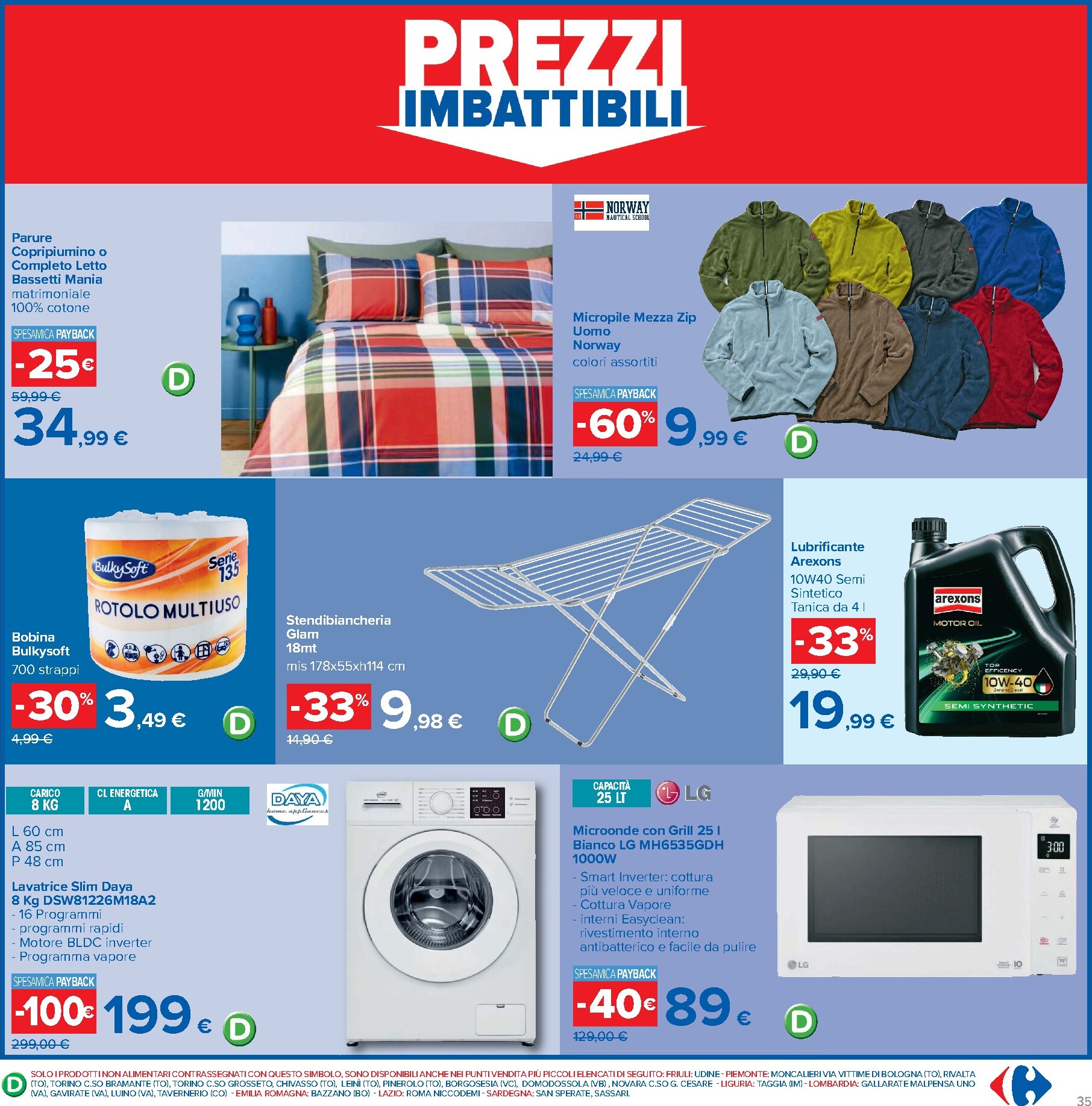 carrefour - Volantino Carrefour - Prezzi imbattibili per la prossima settimana dal venerdì 23/10/2026 al giovedì 05/11/2026 - page: 35