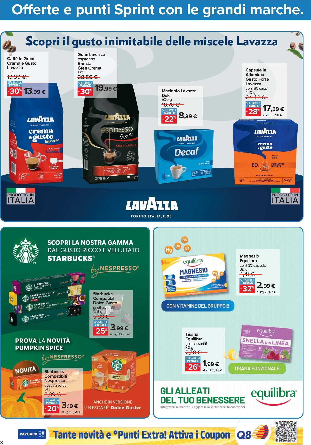 carrefour - Volantino Carrefour - Punti Sprint Payback per la prossima settimana dal venerdì 23/10/2026 al giovedì 05/11/2026 - page: 8