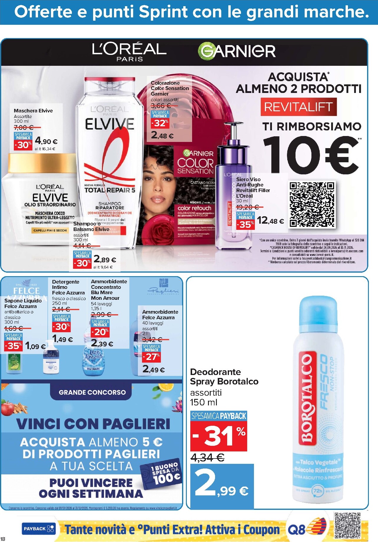 carrefour - Volantino Carrefour - Punti Sprint Payback per la prossima settimana dal venerdì 23/10/2026 al giovedì 05/11/2026 - page: 18