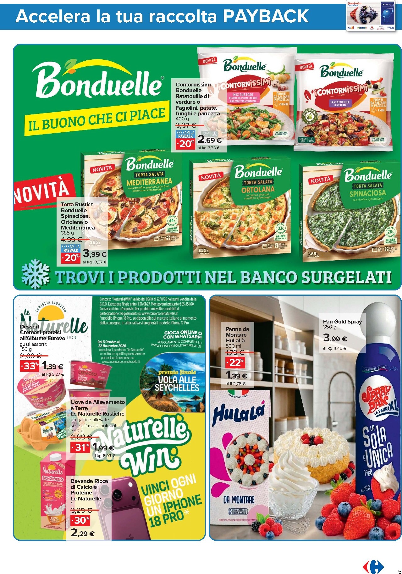 carrefour - Volantino Carrefour - Punti Sprint Payback per la prossima settimana dal venerdì 23/10/2026 al giovedì 05/11/2026 - page: 5