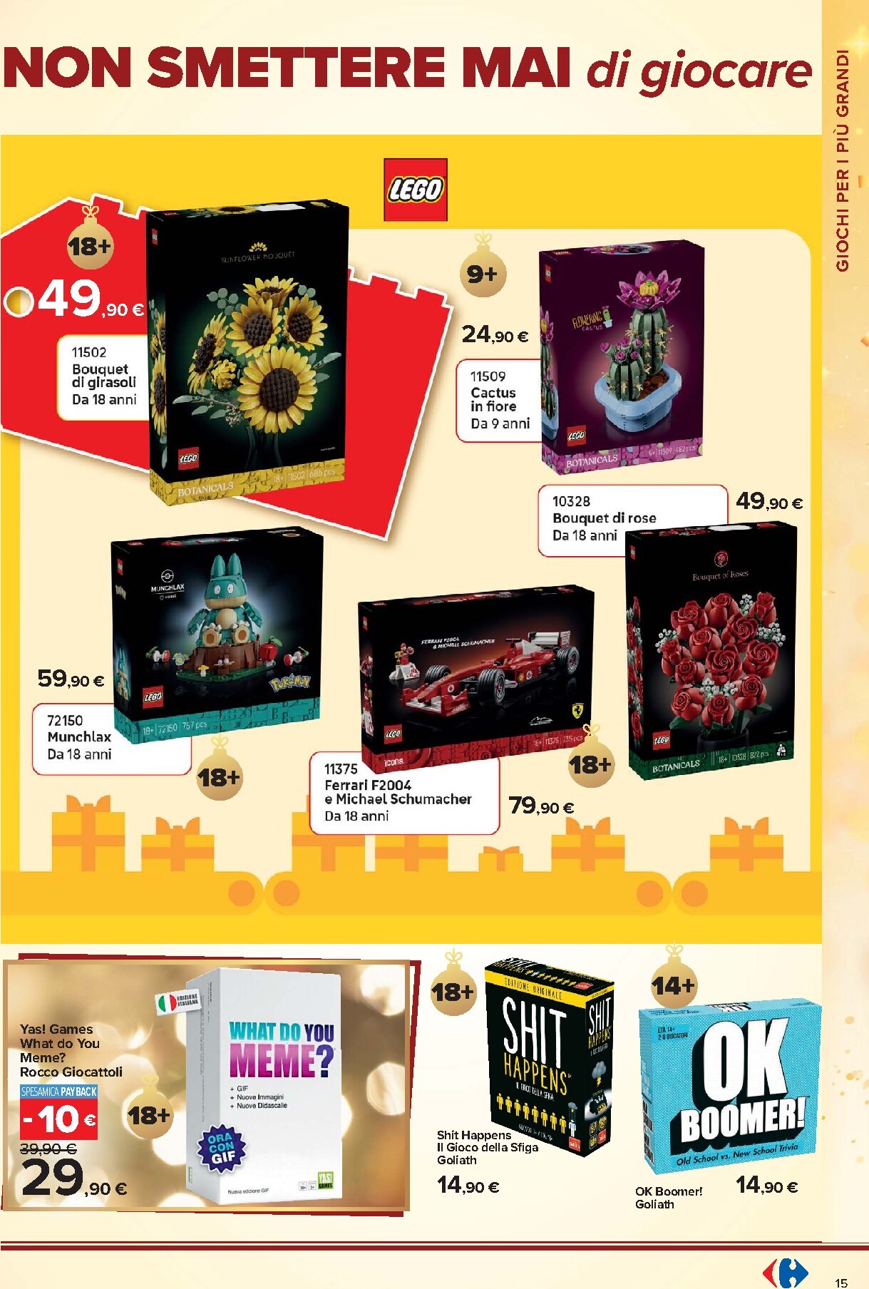 carrefour - Volantino Carrefour - Catalogo Giocattolo per la prossima settimana dal venerdì 23/10/2026 al giovedì 24/12/2026 - page: 15