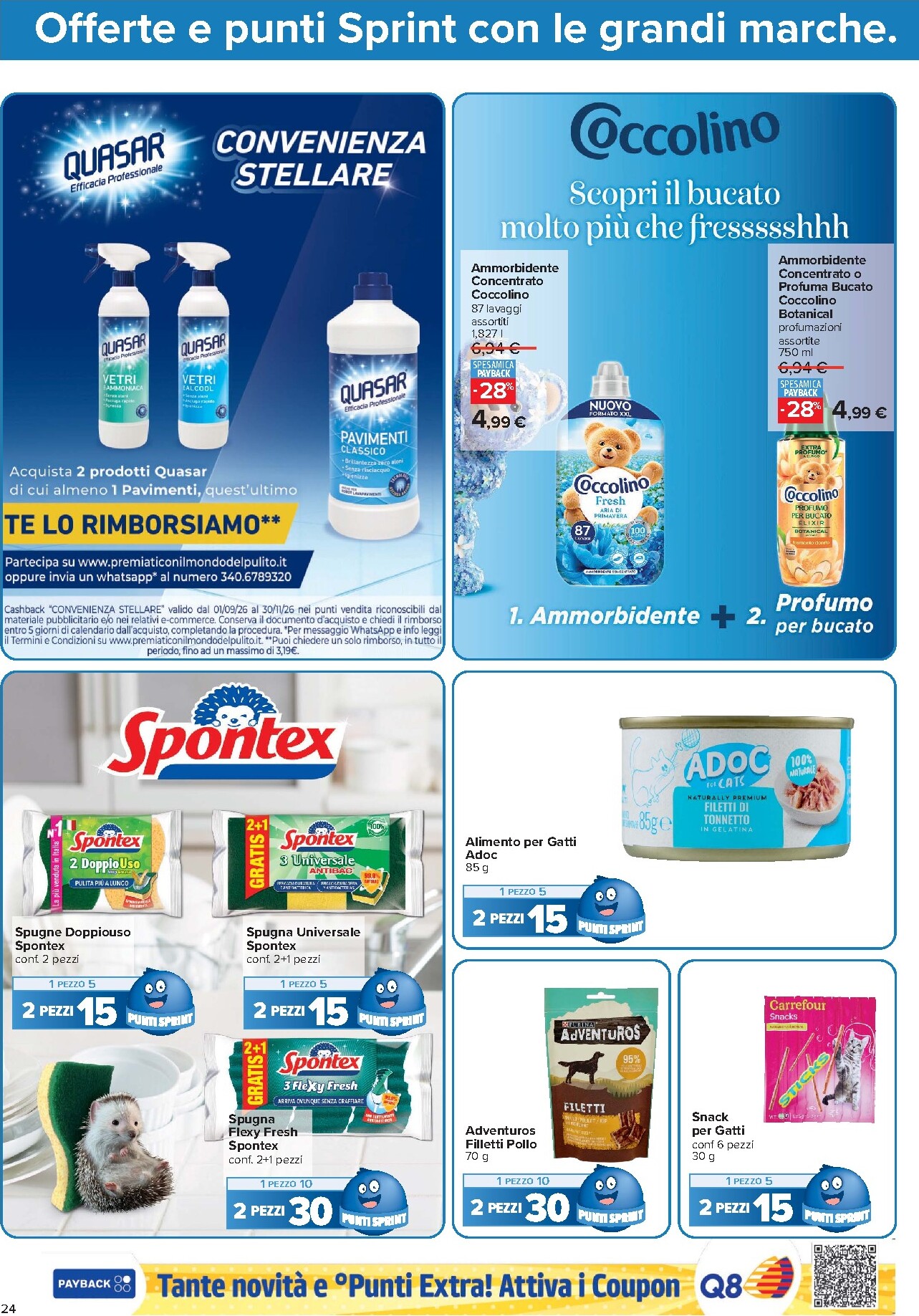 carrefour - Volantino attuale di Carrefour - Punti Sprint Payback valido dal venerdì 23/10/2026 al giovedì 05/11/2026 - page: 26