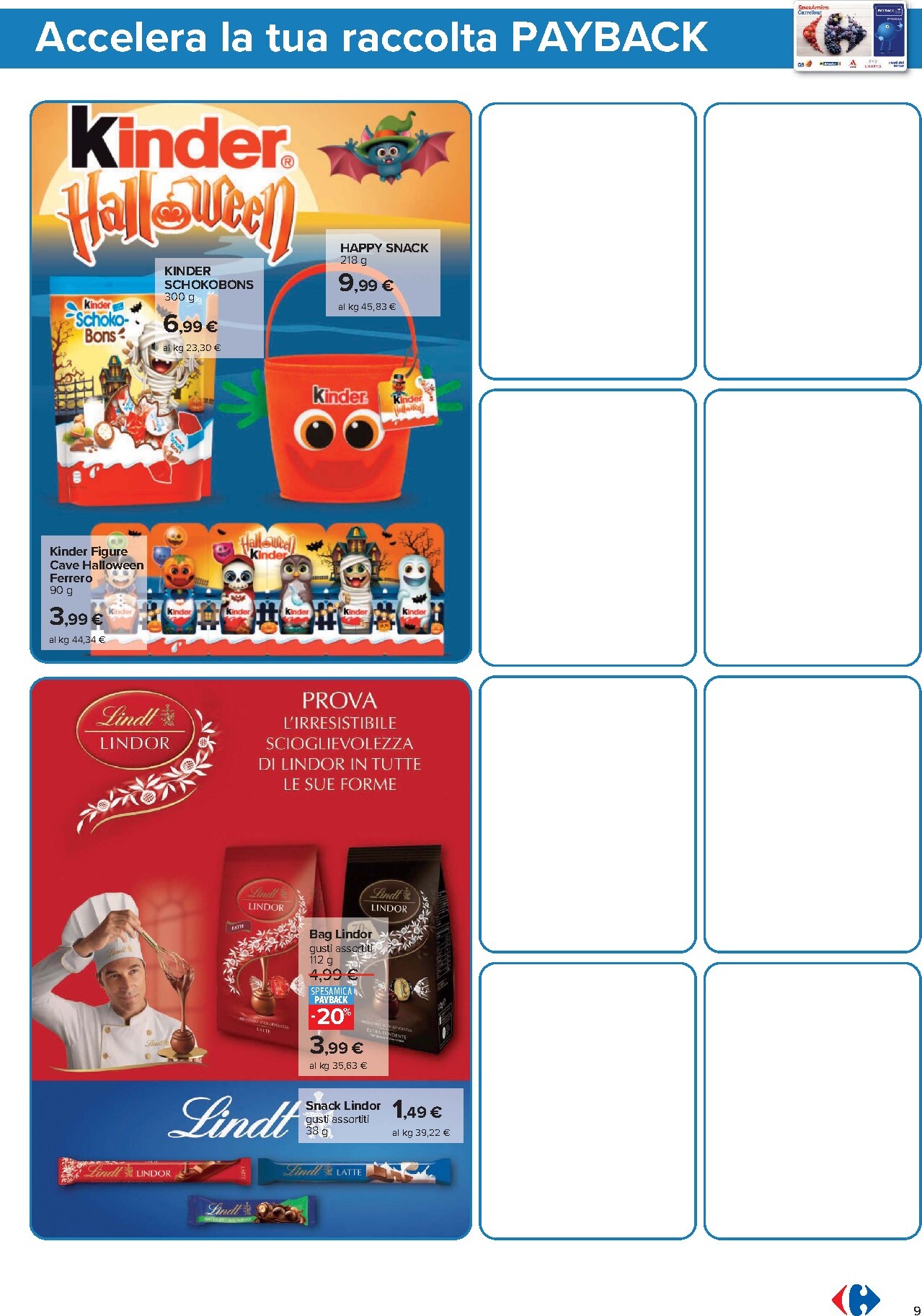 carrefour - Volantino attuale di Carrefour - Punti Sprint Payback valido dal venerdì 23/10/2026 al giovedì 05/11/2026 - page: 9
