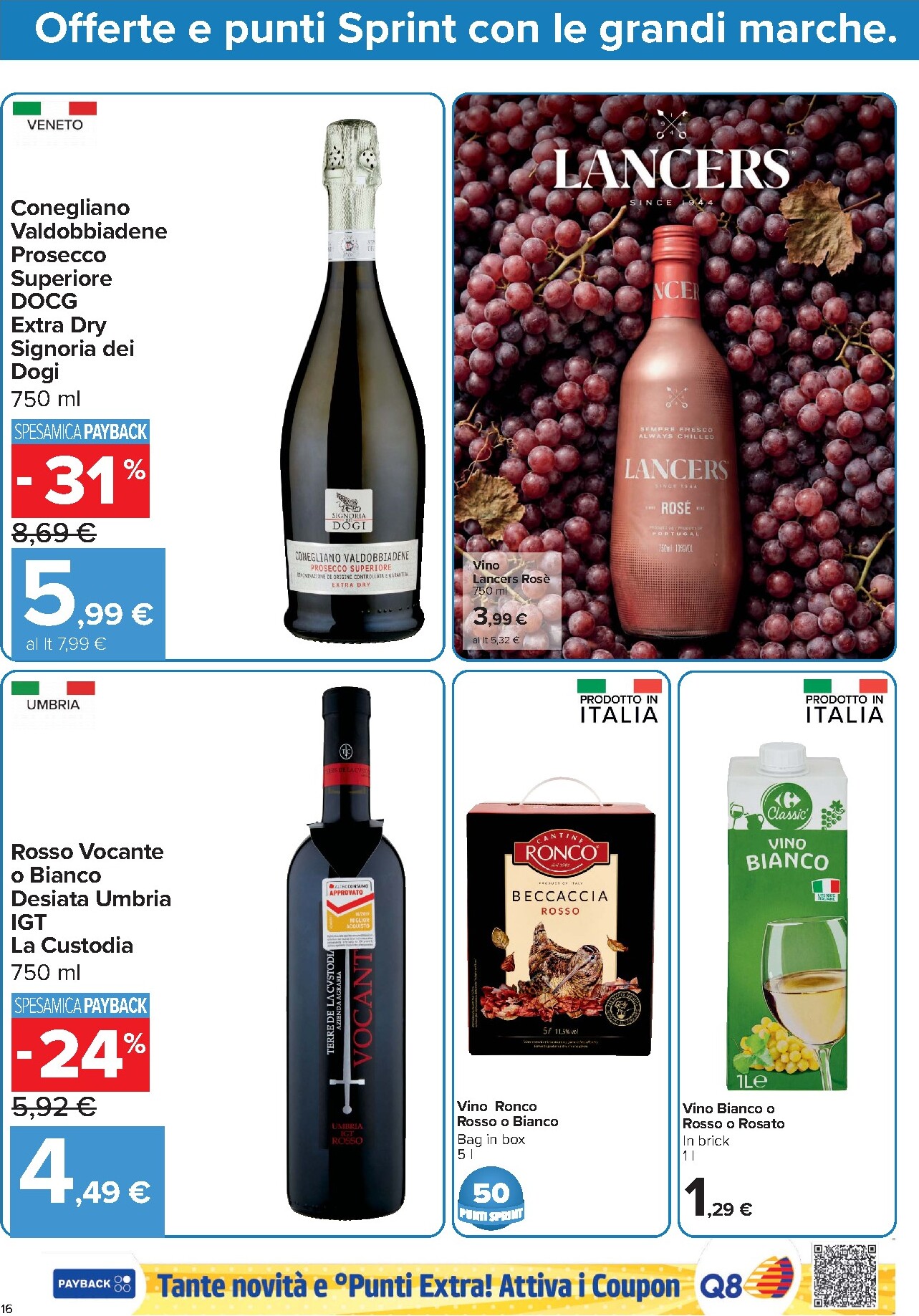 carrefour - Volantino attuale di Carrefour - Punti Sprint Payback valido dal venerdì 23/10/2026 al giovedì 05/11/2026 - page: 18