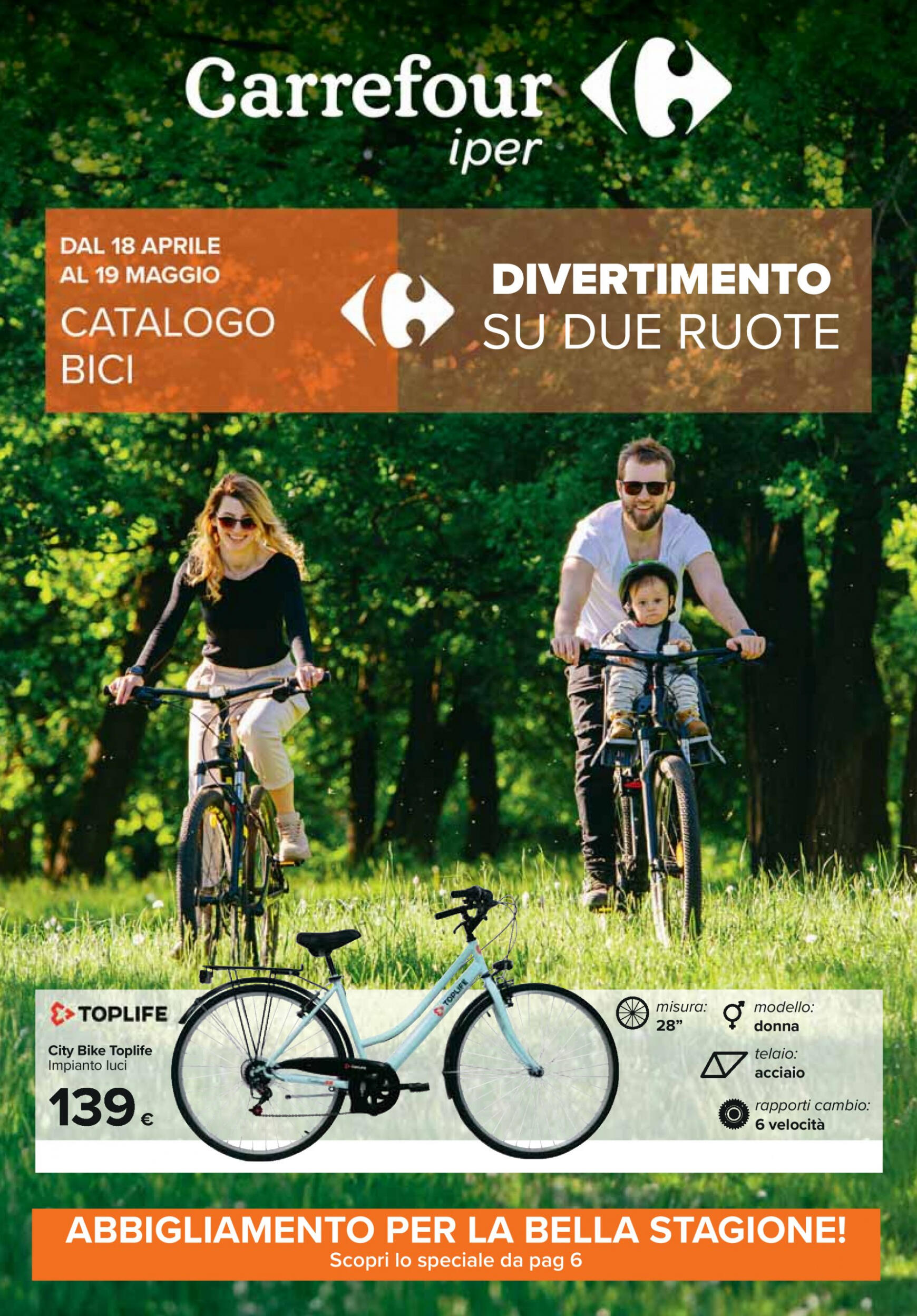 carrefour - Nuovo volantino Carrefour - Catalogo Bici 18.04. - 19.04.