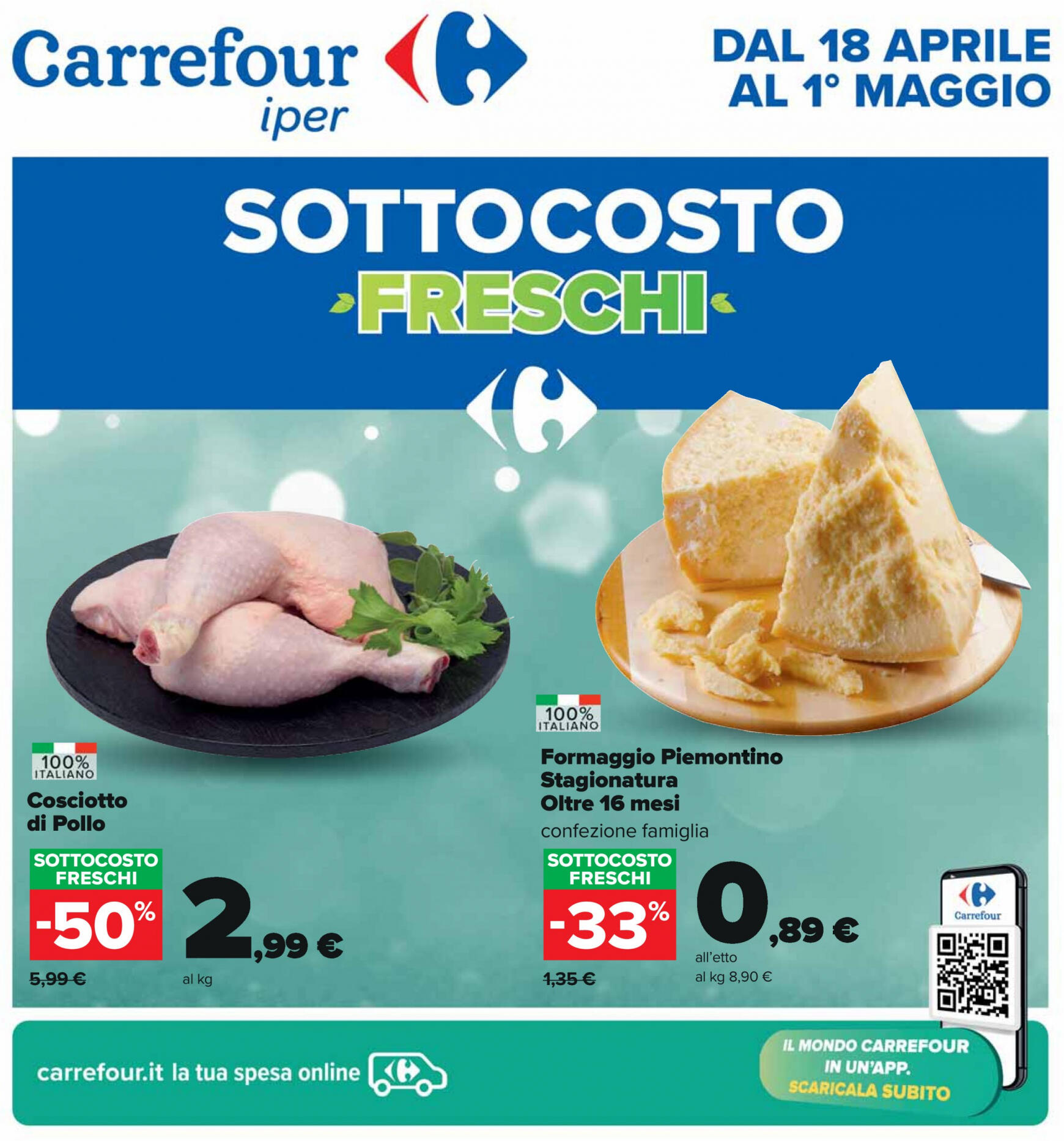 carrefour - Nuovo volantino Carrefour 18.04. - 01.05.