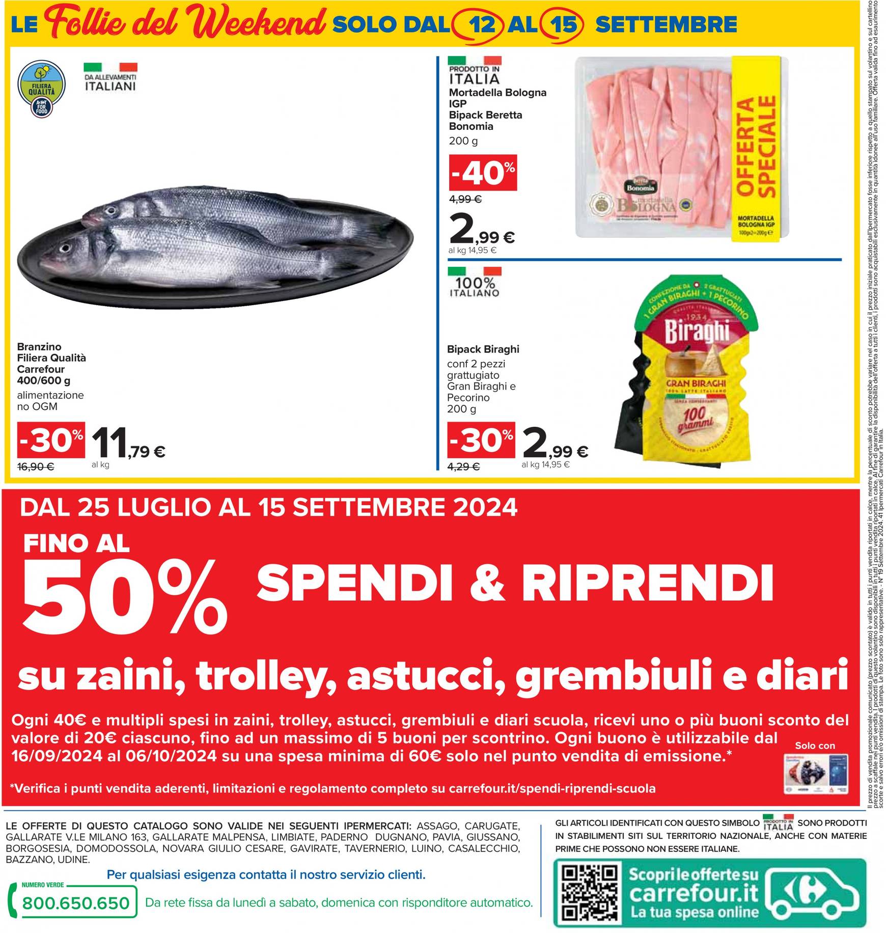 carrefour - Nuovo volantino Carrefour - Sottocosto 06.09. - 15.09. - page: 50