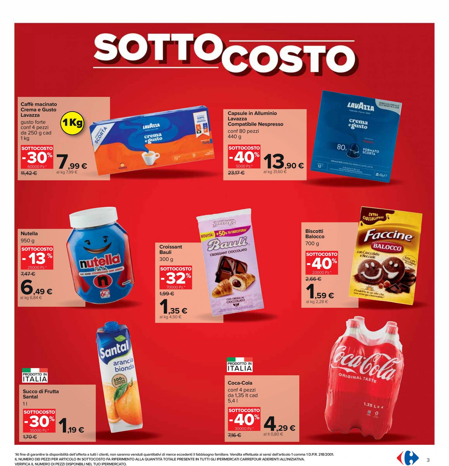 carrefour - Nuovo volantino Carrefour - Sottocosto 06.09. - 15.09. - page: 3