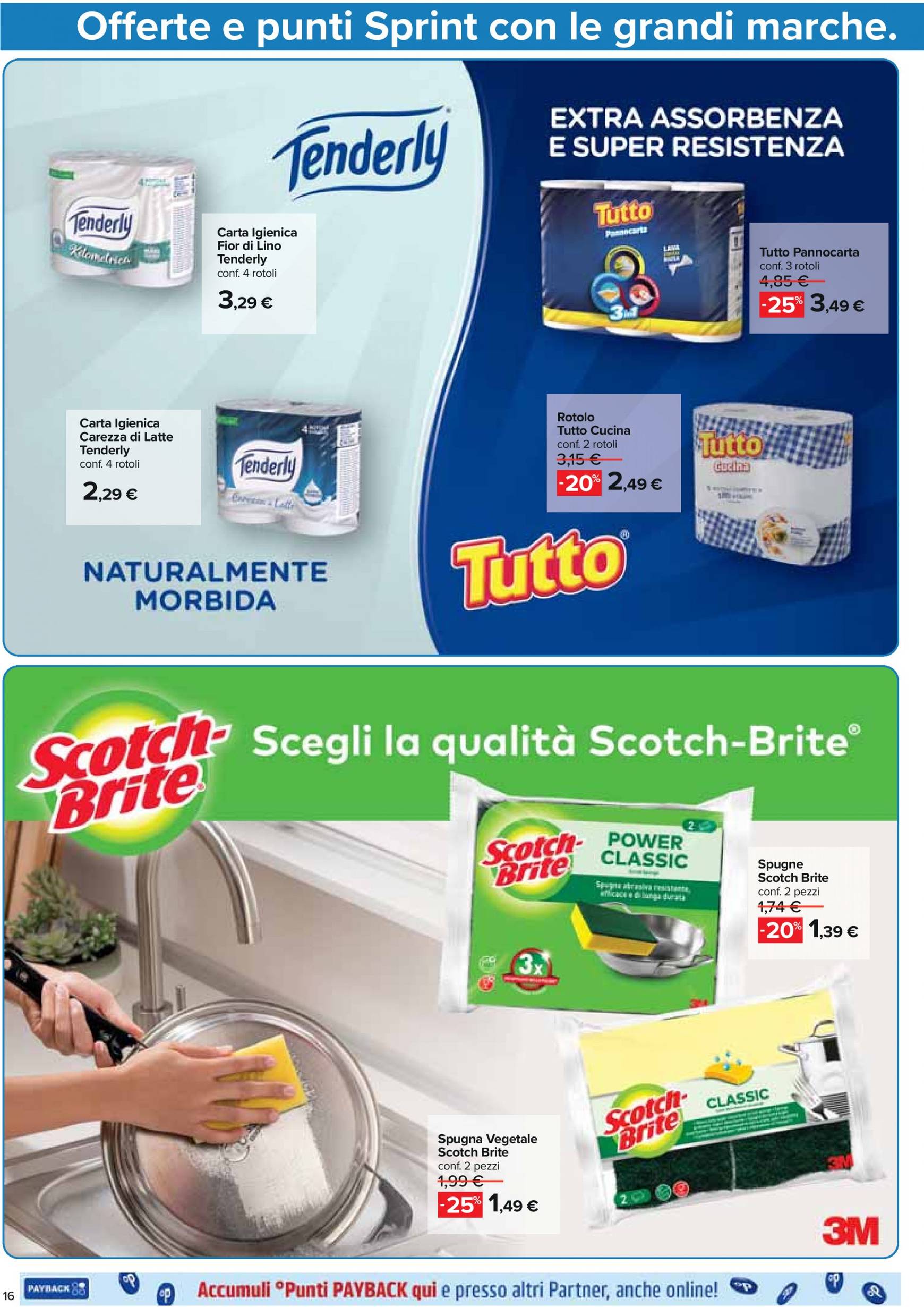 carrefour - Nuovo volantino Carrefour - Punti Sprint Payback 06.09. - 15.09. - page: 16