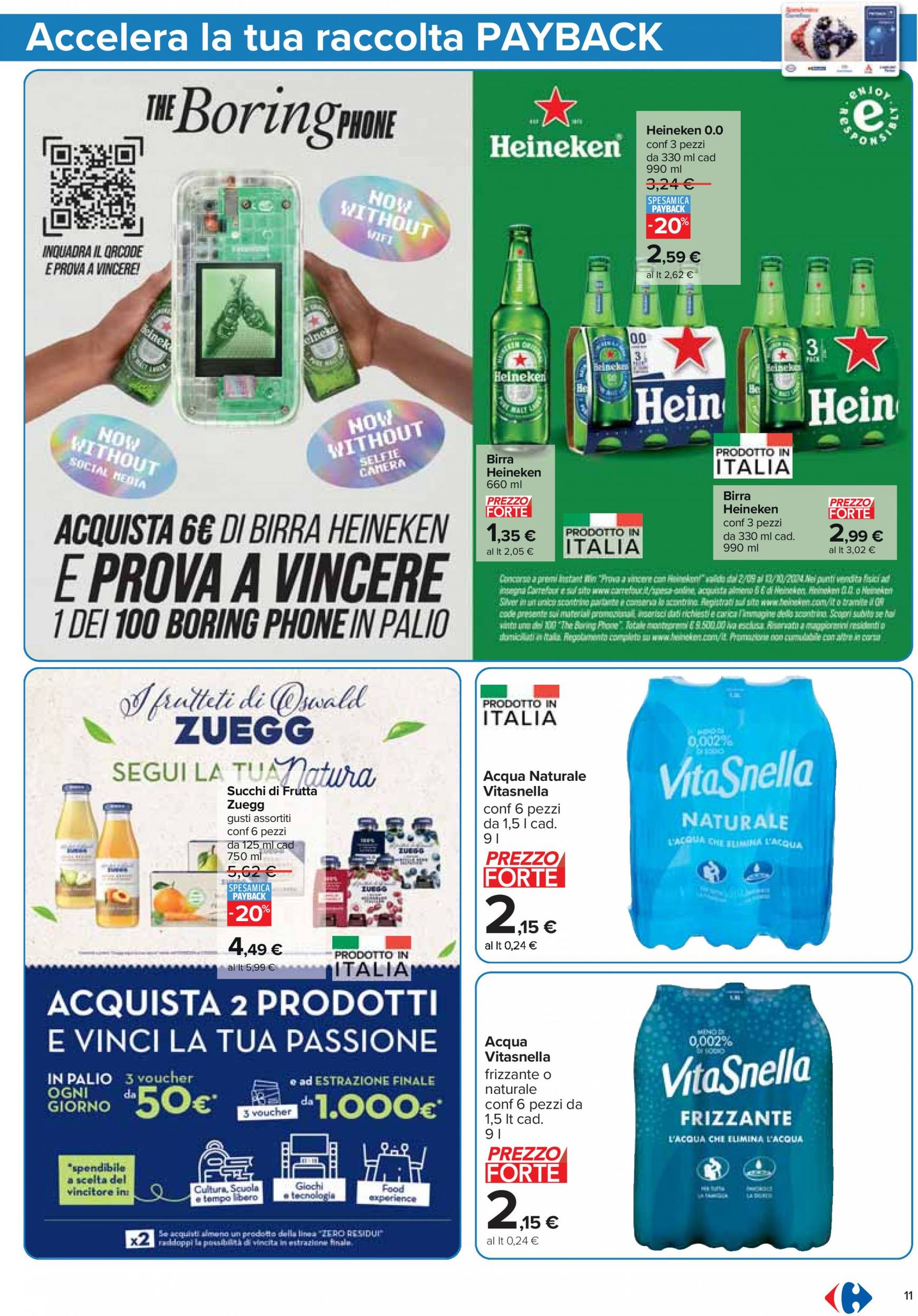 carrefour - Nuovo volantino Carrefour - Punti Sprint Payback 06.09. - 15.09. - page: 11