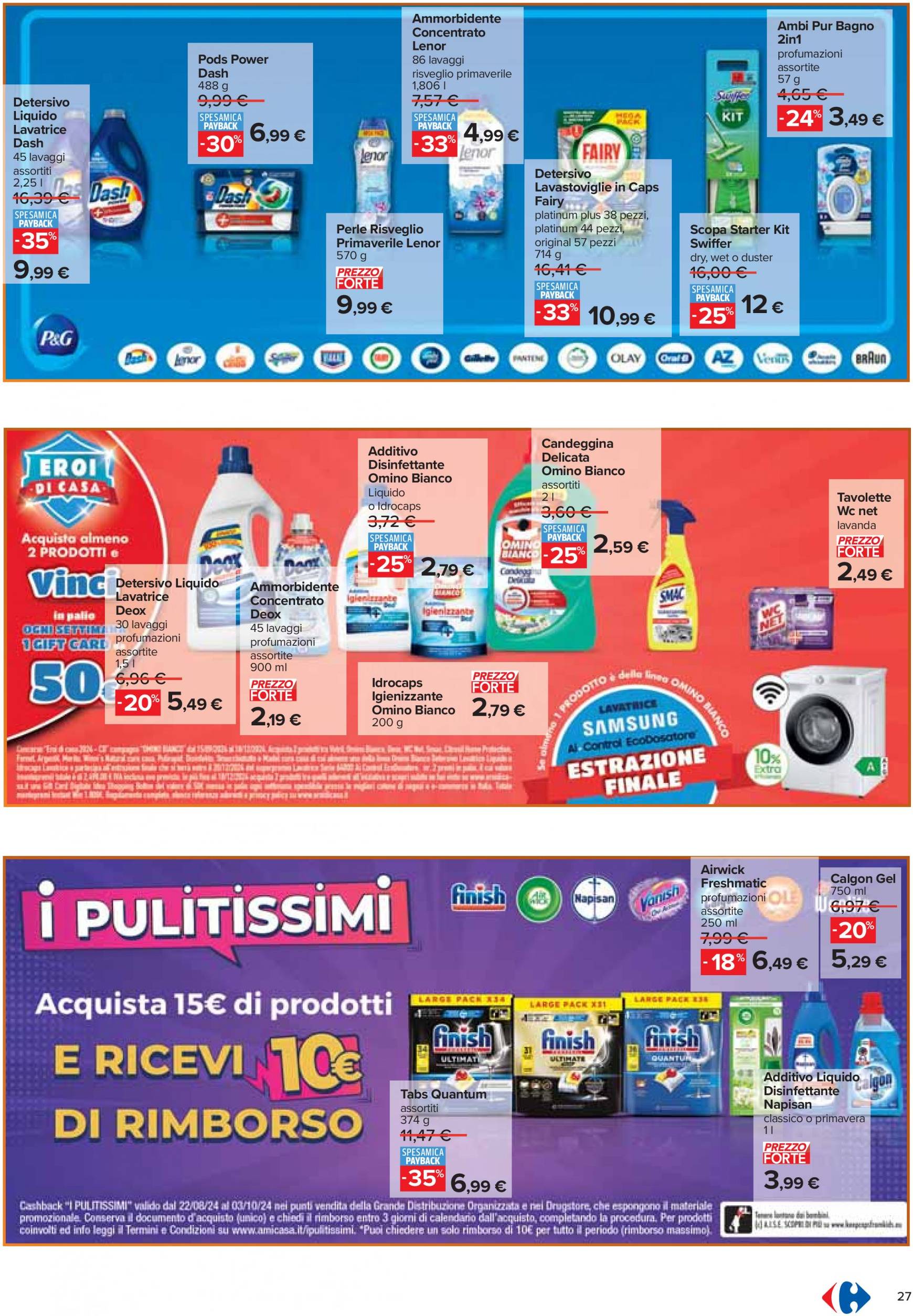 carrefour - Nuovo volantino Carrefour - Punti Sprint Payback 16.09. - 25.09. - page: 27