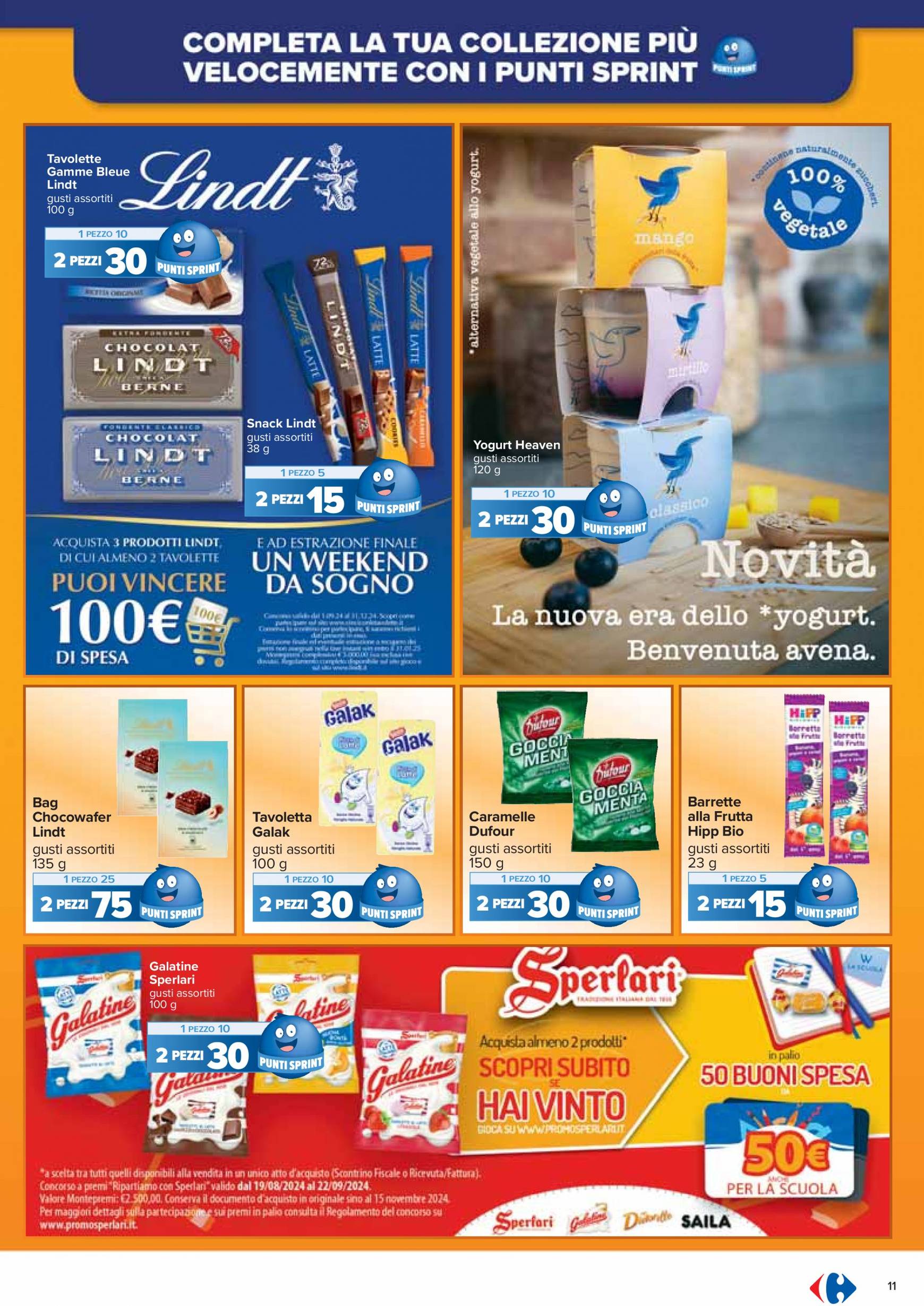 carrefour - Nuovo volantino Carrefour - Punti Sprint Payback 16.09. - 25.09. - page: 11