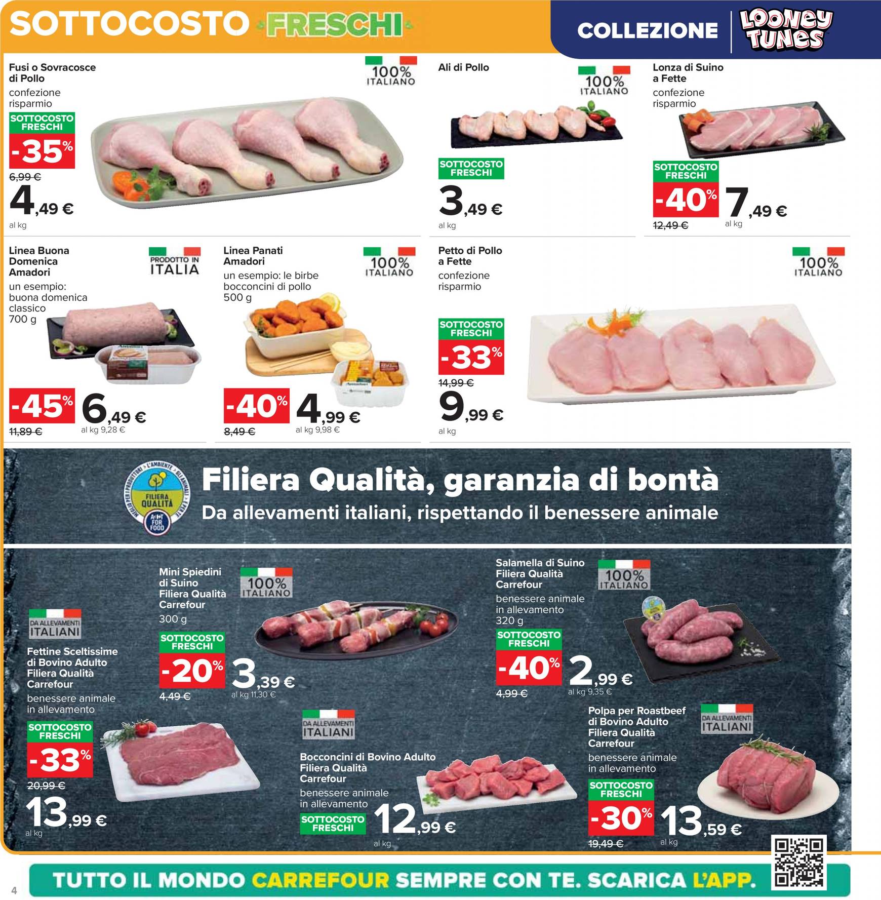 carrefour - Nuovo volantino Carrefour - Sottocosto Freschi 16.09. - 25.09. - page: 4