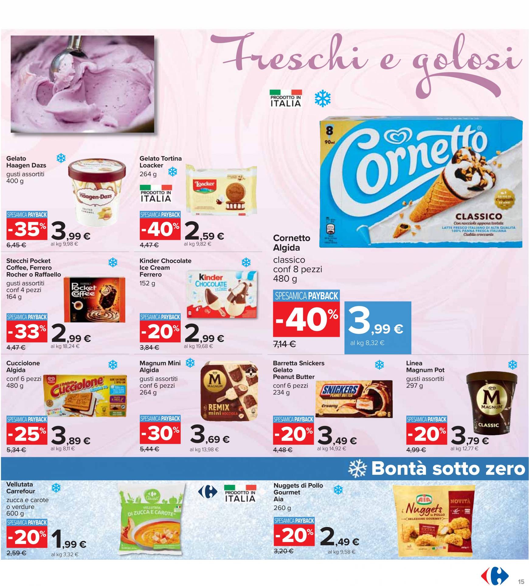 carrefour - Nuovo volantino Carrefour - Sottocosto Freschi 16.09. - 25.09. - page: 15