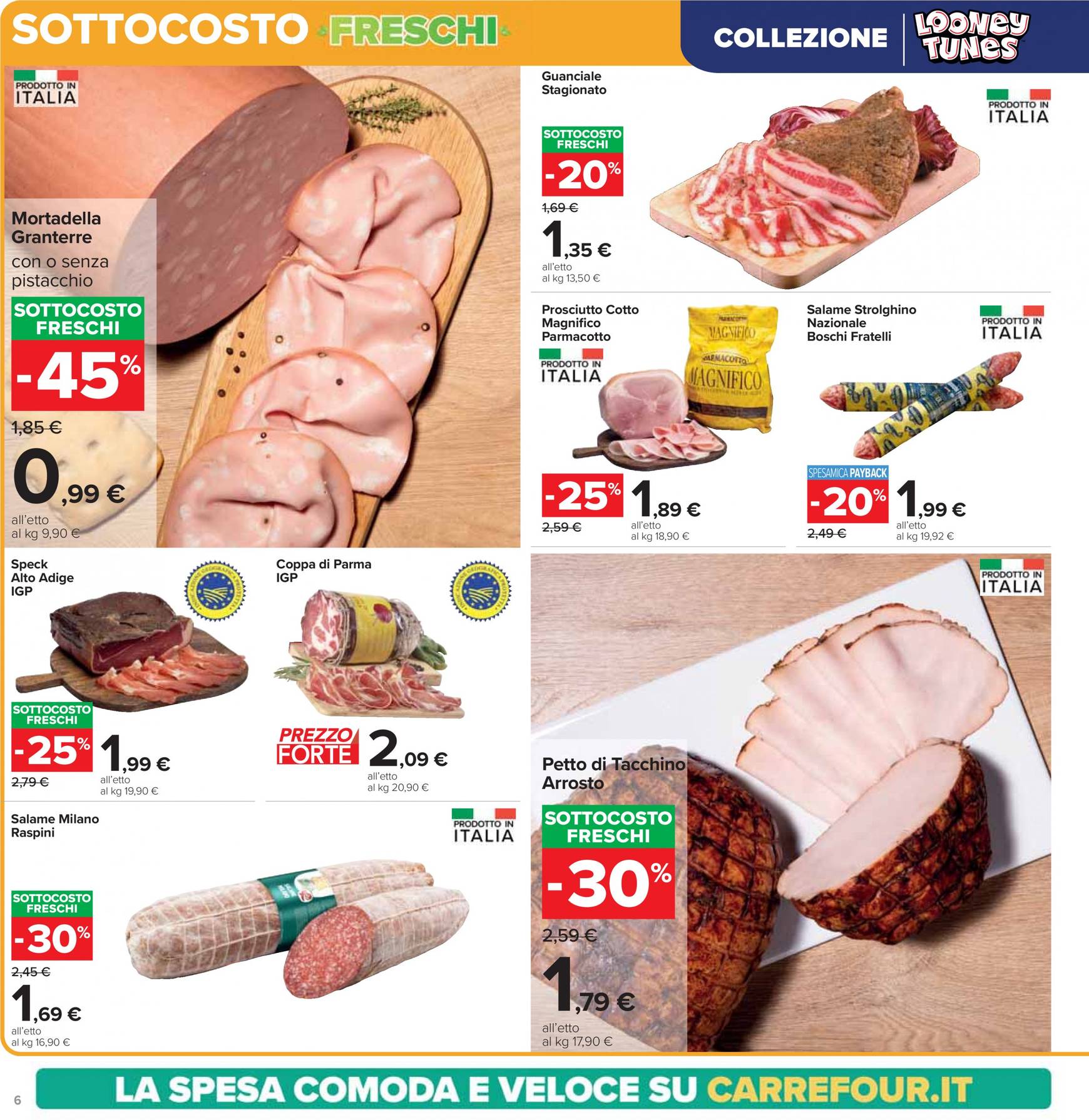 carrefour - Nuovo volantino Carrefour - Sottocosto Freschi 16.09. - 25.09. - page: 6