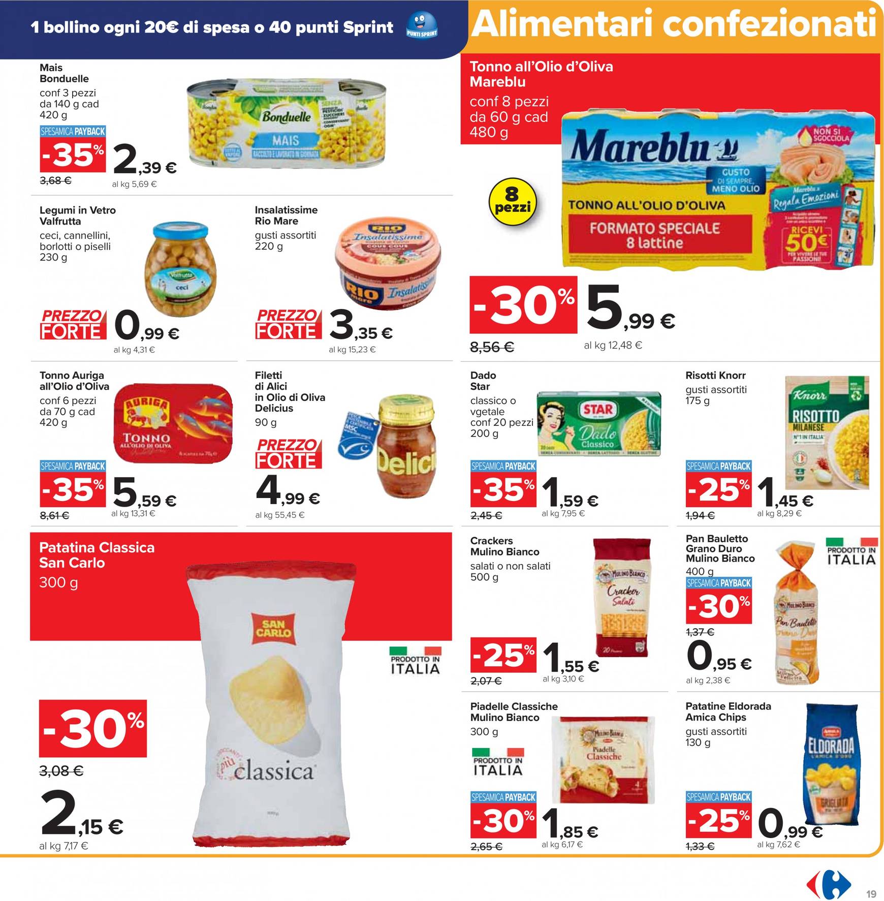 carrefour - Nuovo volantino Carrefour - Sottocosto Freschi 16.09. - 25.09. - page: 19