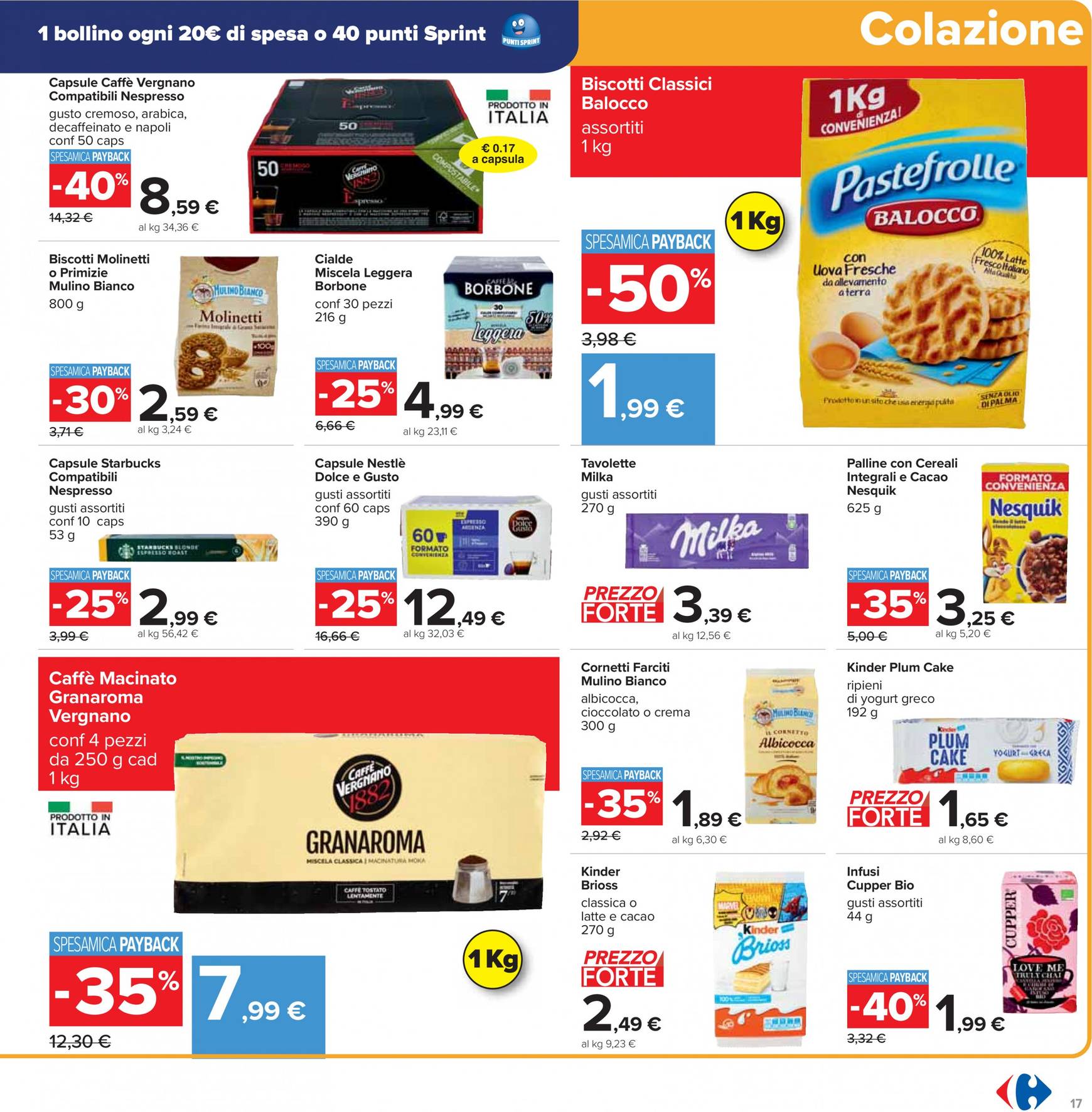 carrefour - Nuovo volantino Carrefour - Sottocosto Freschi 16.09. - 25.09. - page: 17