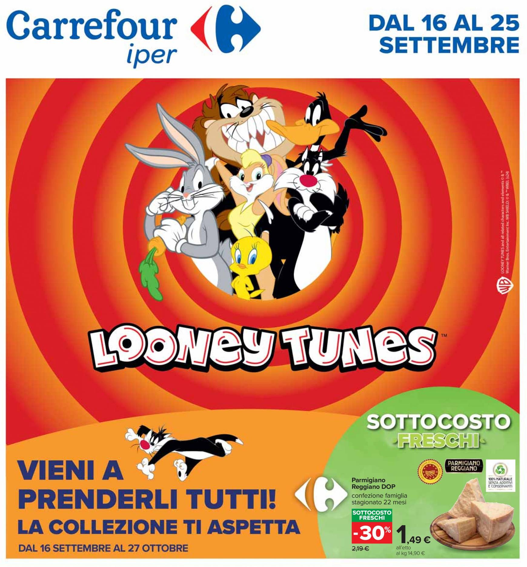 carrefour - Nuovo volantino Carrefour - Sottocosto Freschi 16.09. - 25.09.