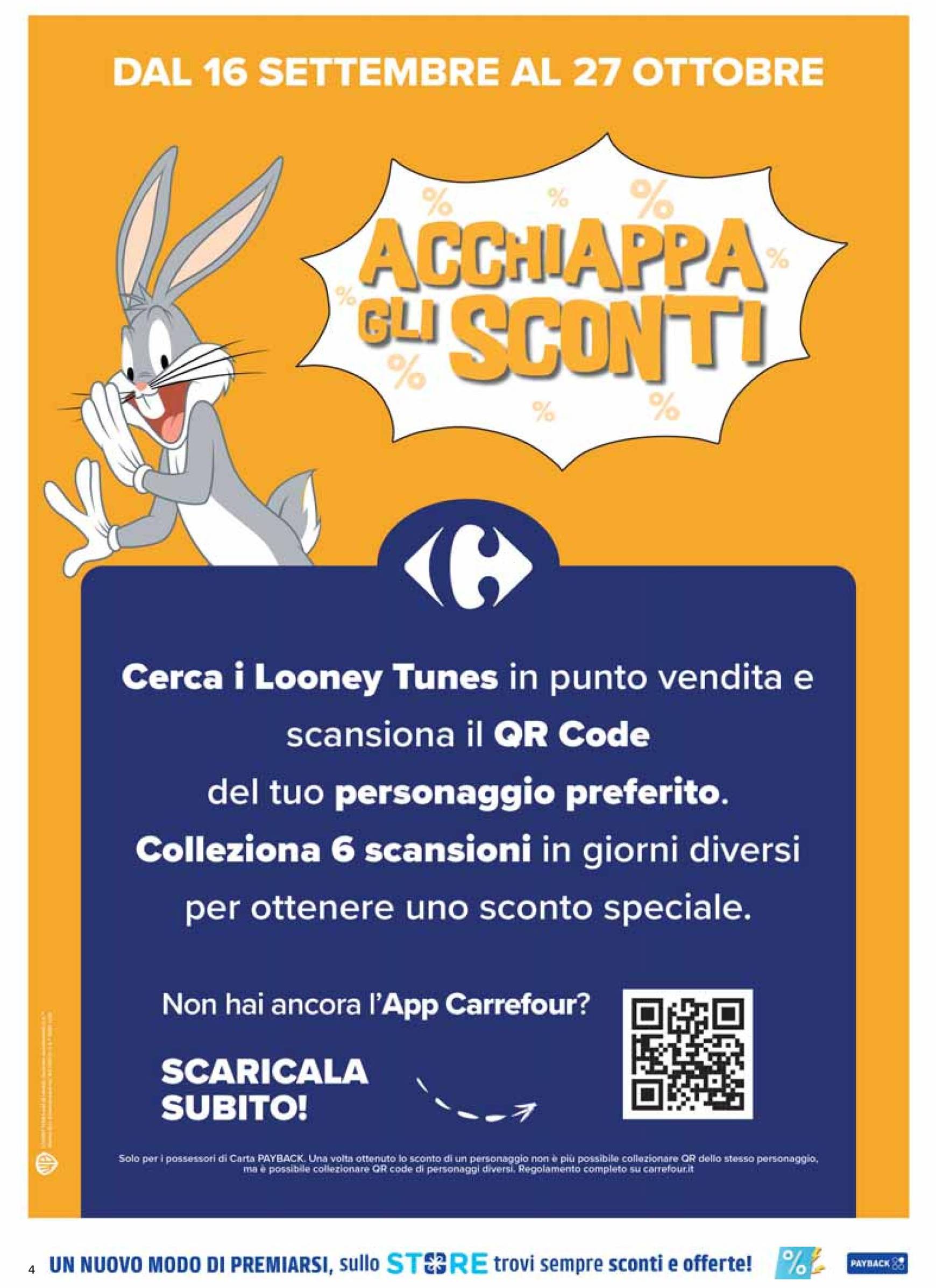 carrefour - Volantino Carrefour - Punti Sprint Payback valido dal 11.10. al 23.10. - page: 4