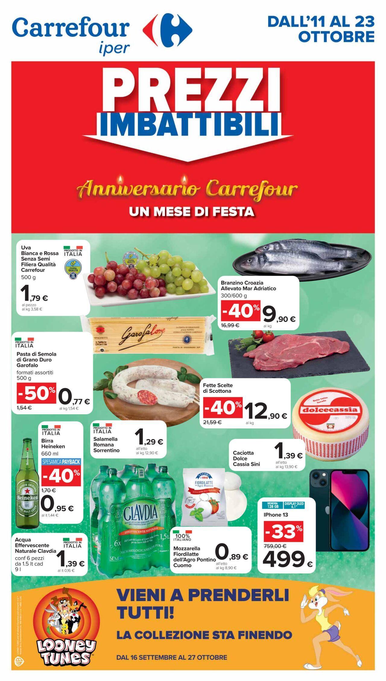 carrefour - Carrefour volantino 11/10/2024 - 23/10/2024 - page: 1