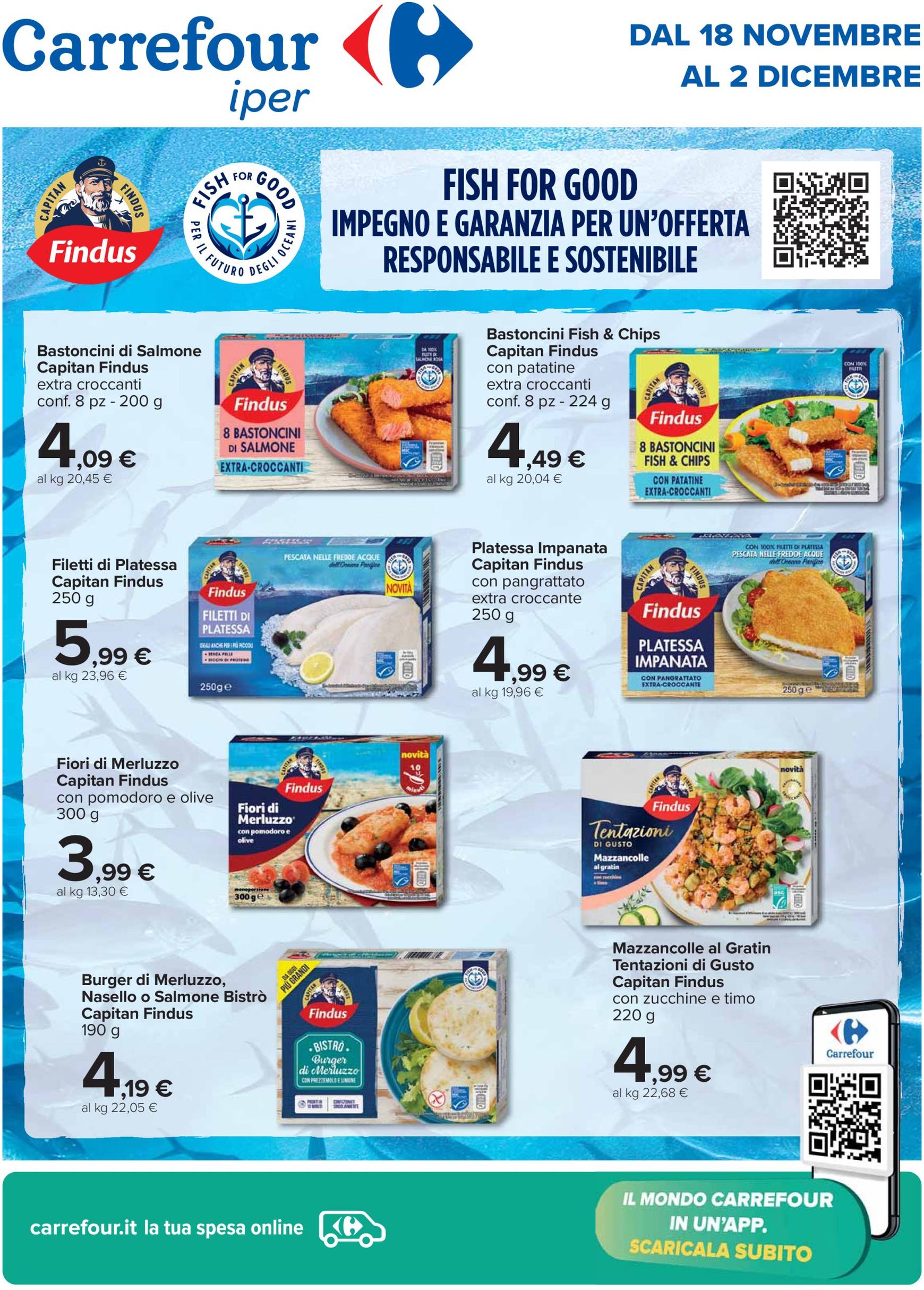 carrefour - Volantino Carrefour - Speciale Findus valido dal 18.11. al 02.12.