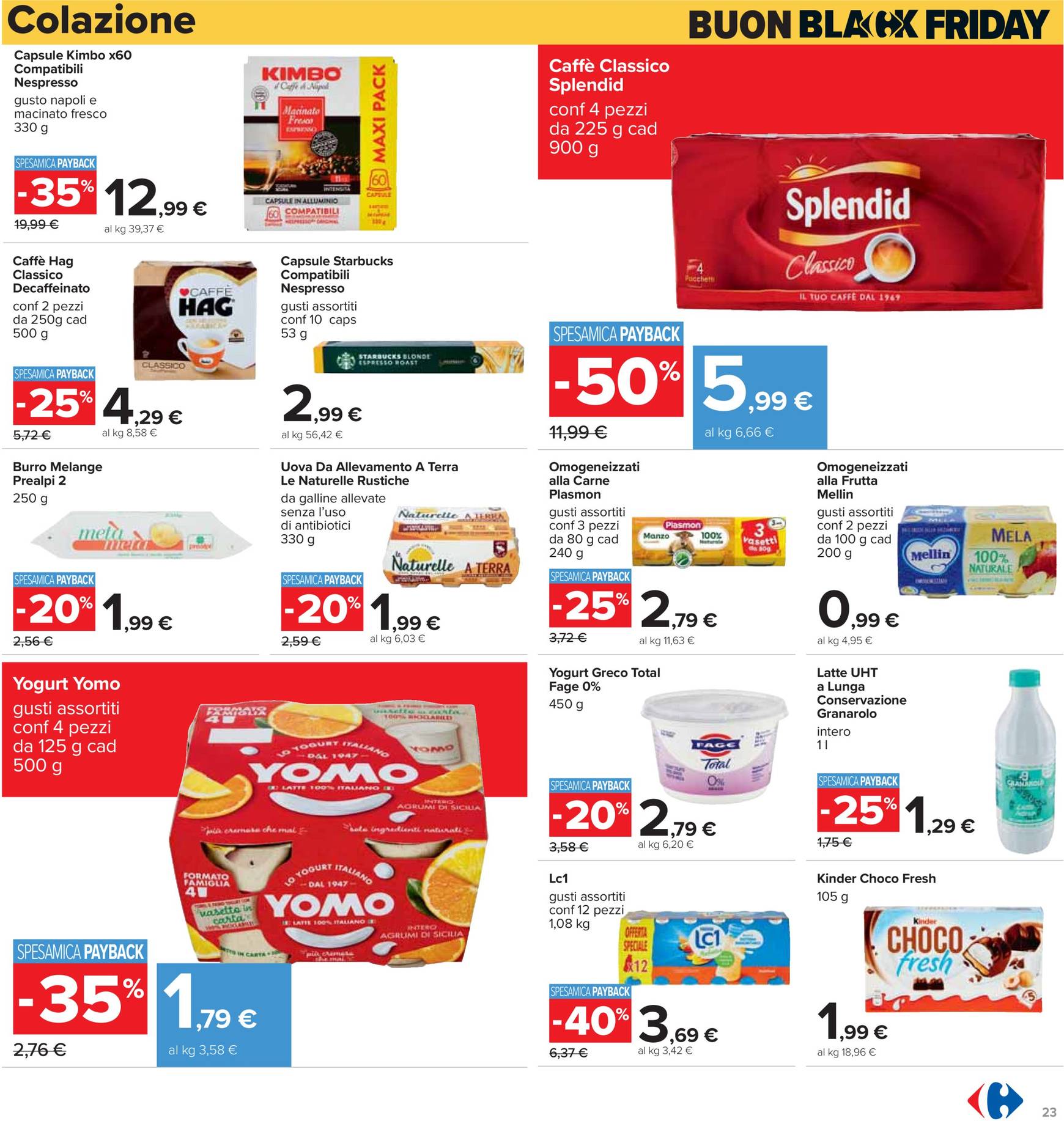 carrefour - Volantino Carrefour - Black Friday valido dal 18.11. al 02.12. - page: 23