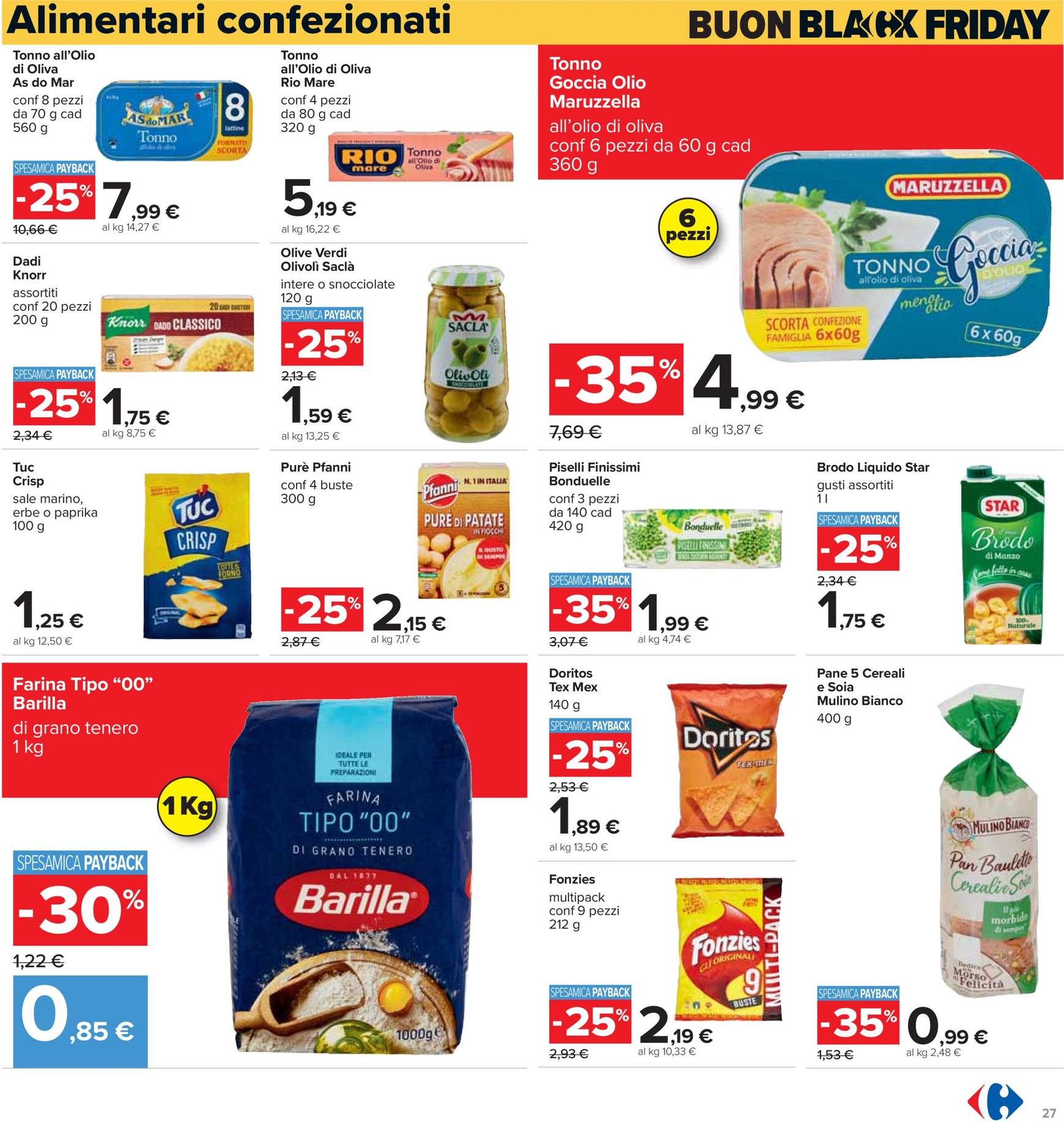 carrefour - Volantino Carrefour - Black Friday valido dal 18.11. al 02.12. - page: 27