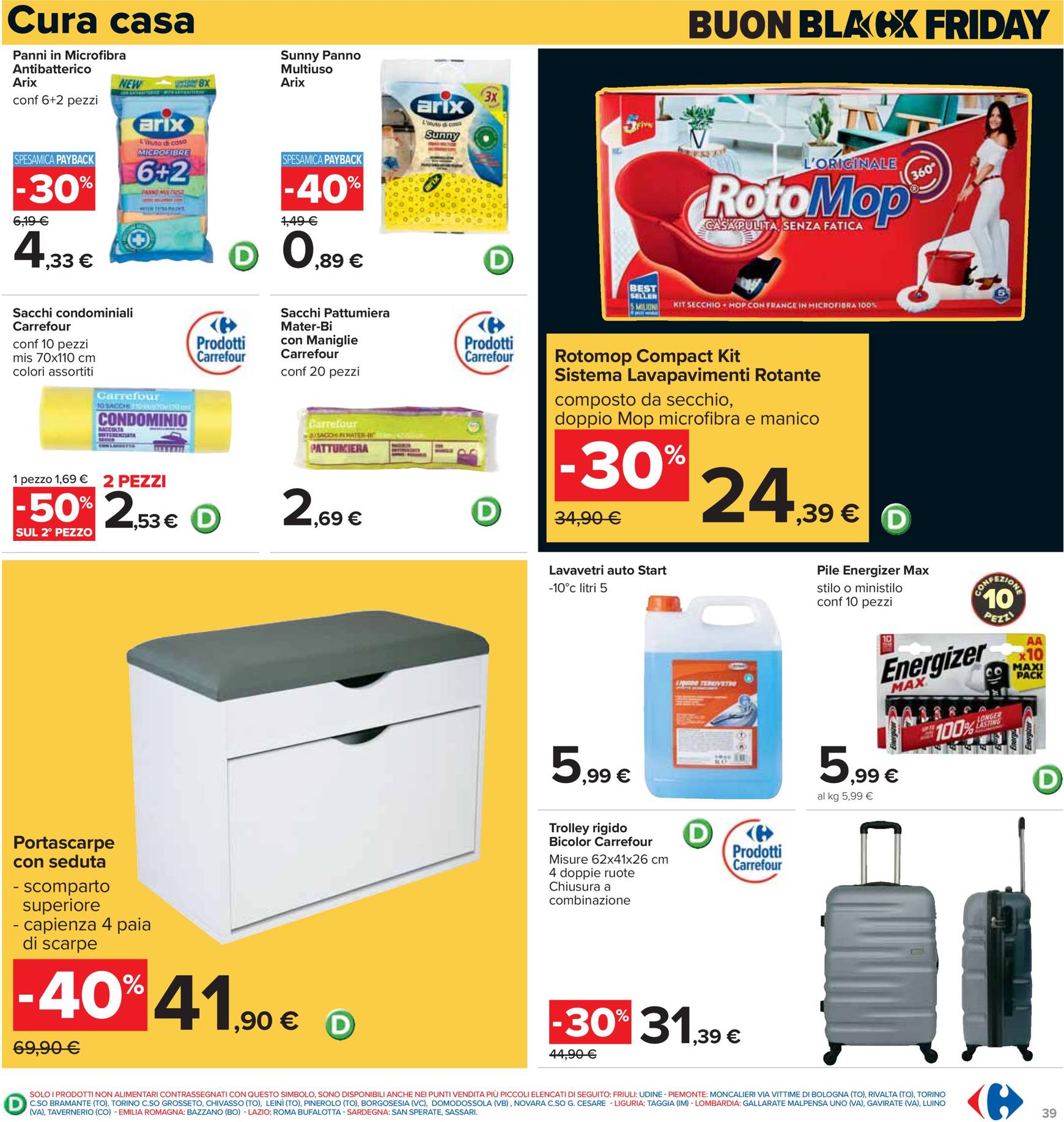 carrefour - Volantino Carrefour - Black Friday valido dal 18.11. al 02.12. - page: 39