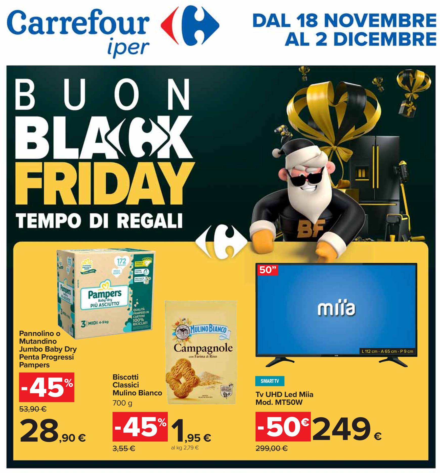 carrefour - Volantino Carrefour - Black Friday valido dal 18.11. al 02.12.