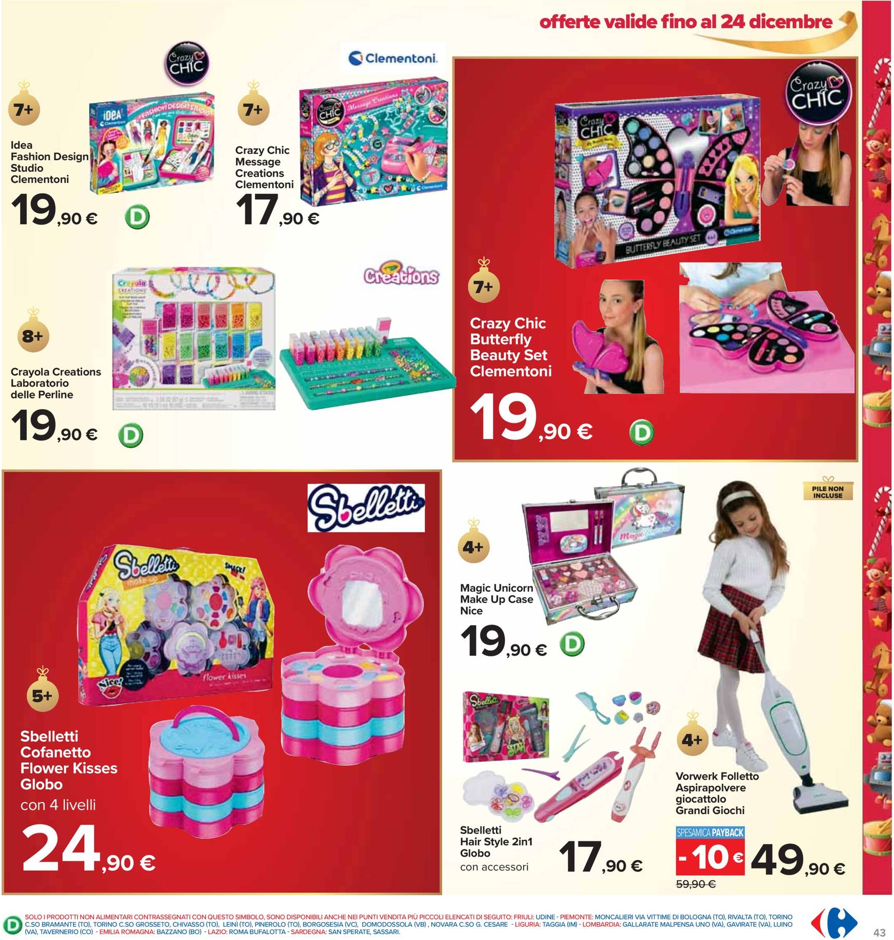 carrefour - Volantino Carrefour - Aspettando il Natale valido dal 03/12 al 12/12 - page: 43