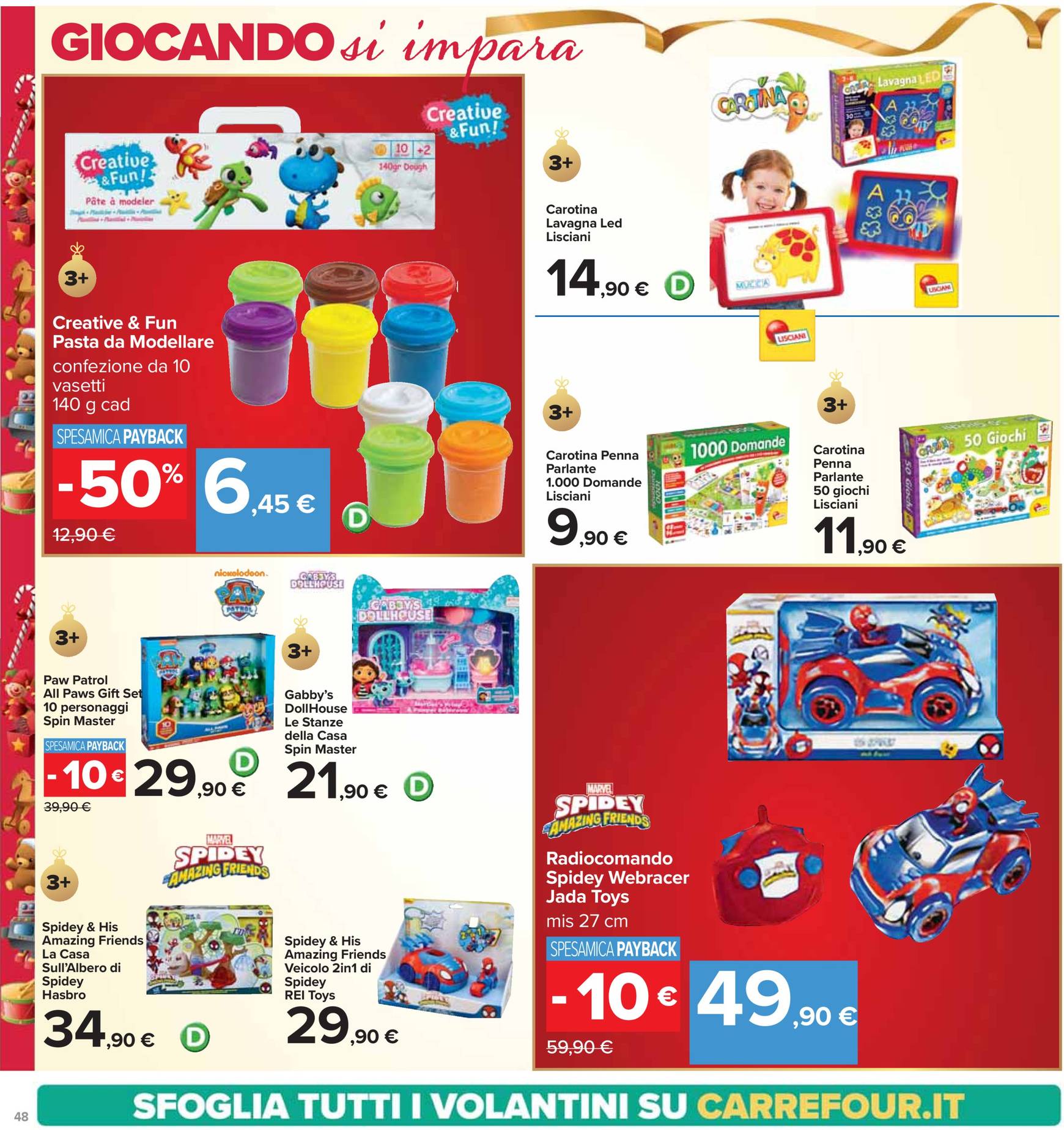 carrefour - Volantino Carrefour - Aspettando il Natale valido dal 03/12 al 12/12 - page: 48