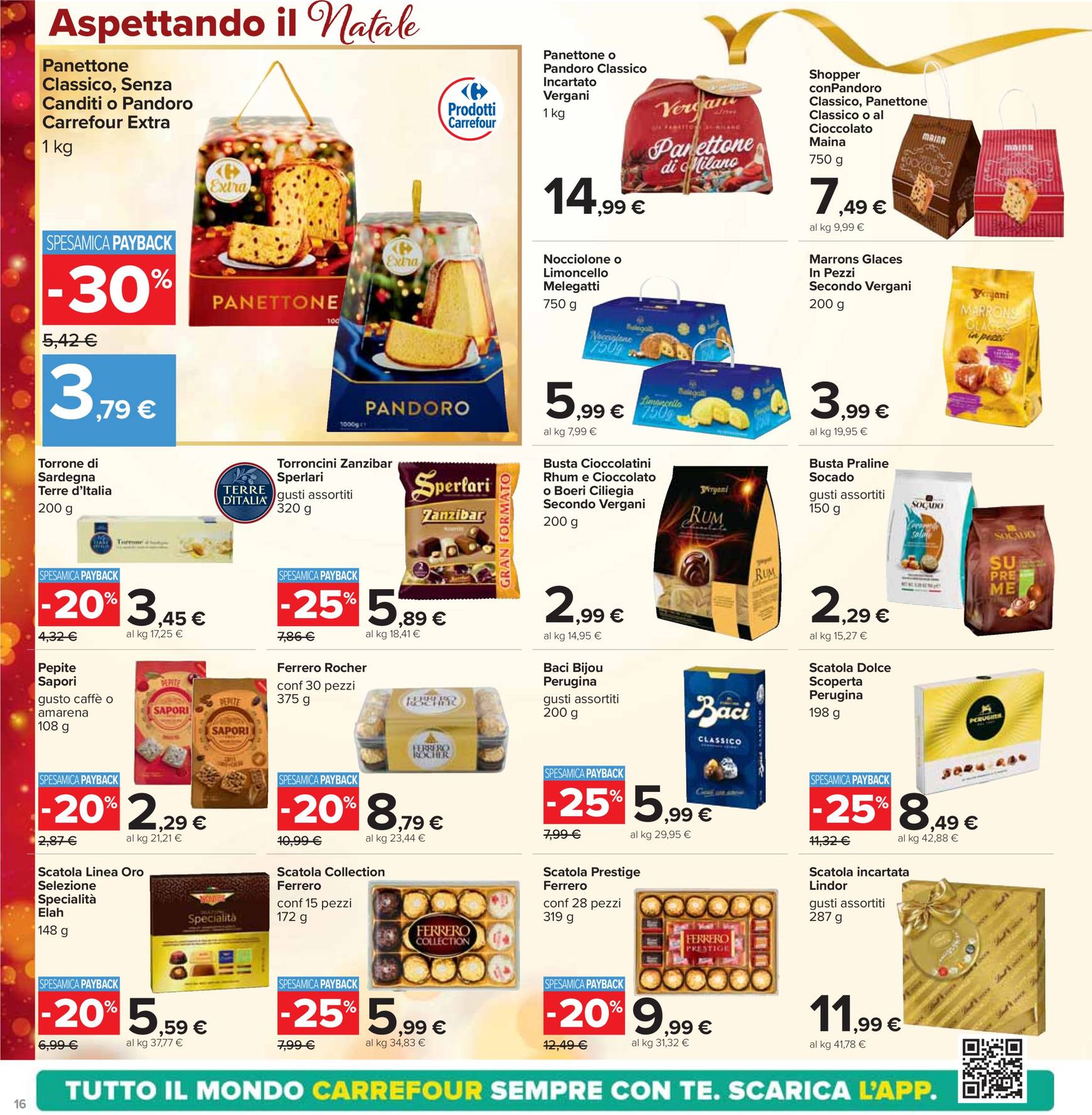 carrefour - Volantino Carrefour - Aspettando il Natale valido dal 03/12 al 12/12 - page: 16