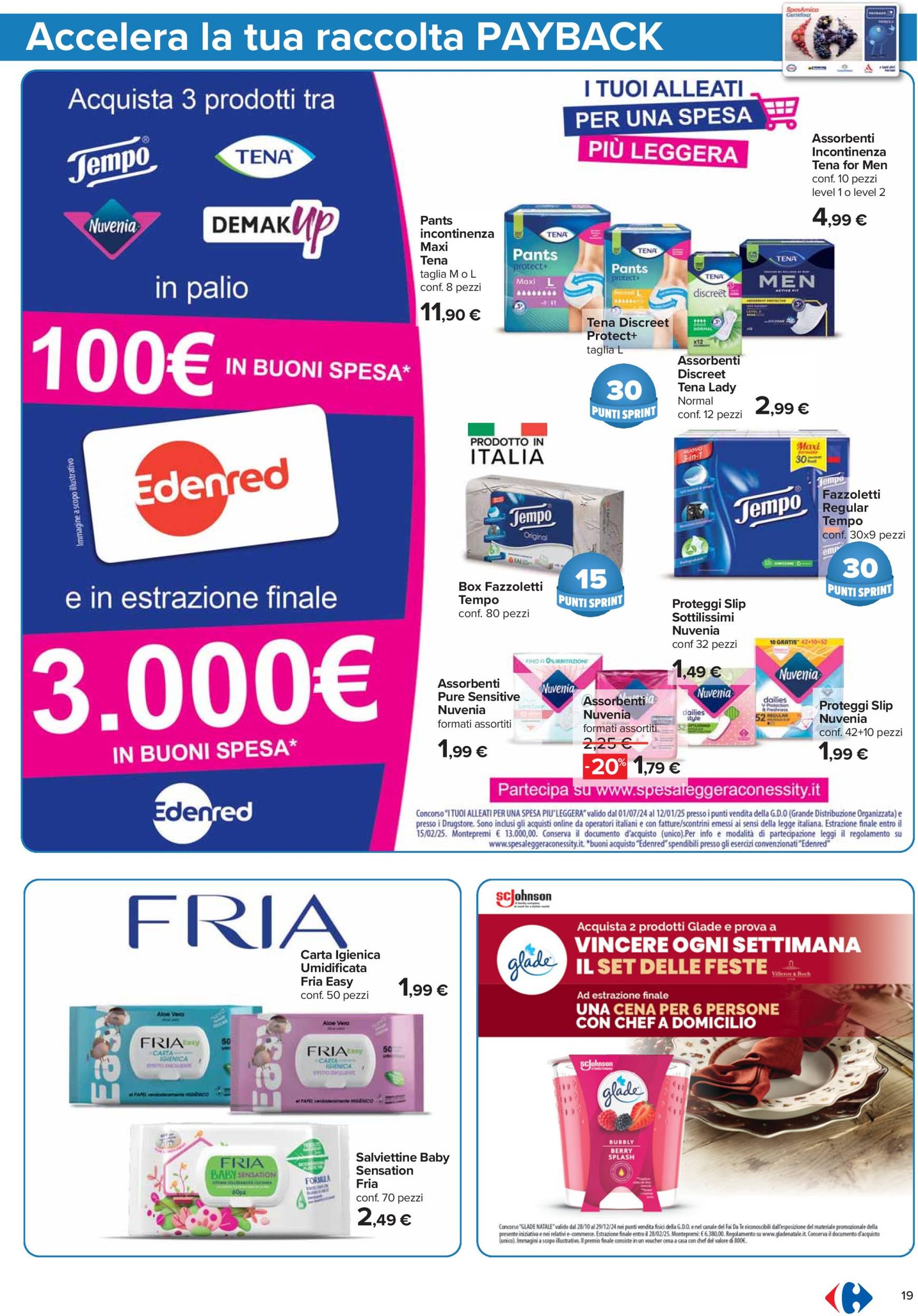 carrefour - Volantino Carrefour - Punti Sprint Payback valido dal 03/12 al 12/12 - page: 19