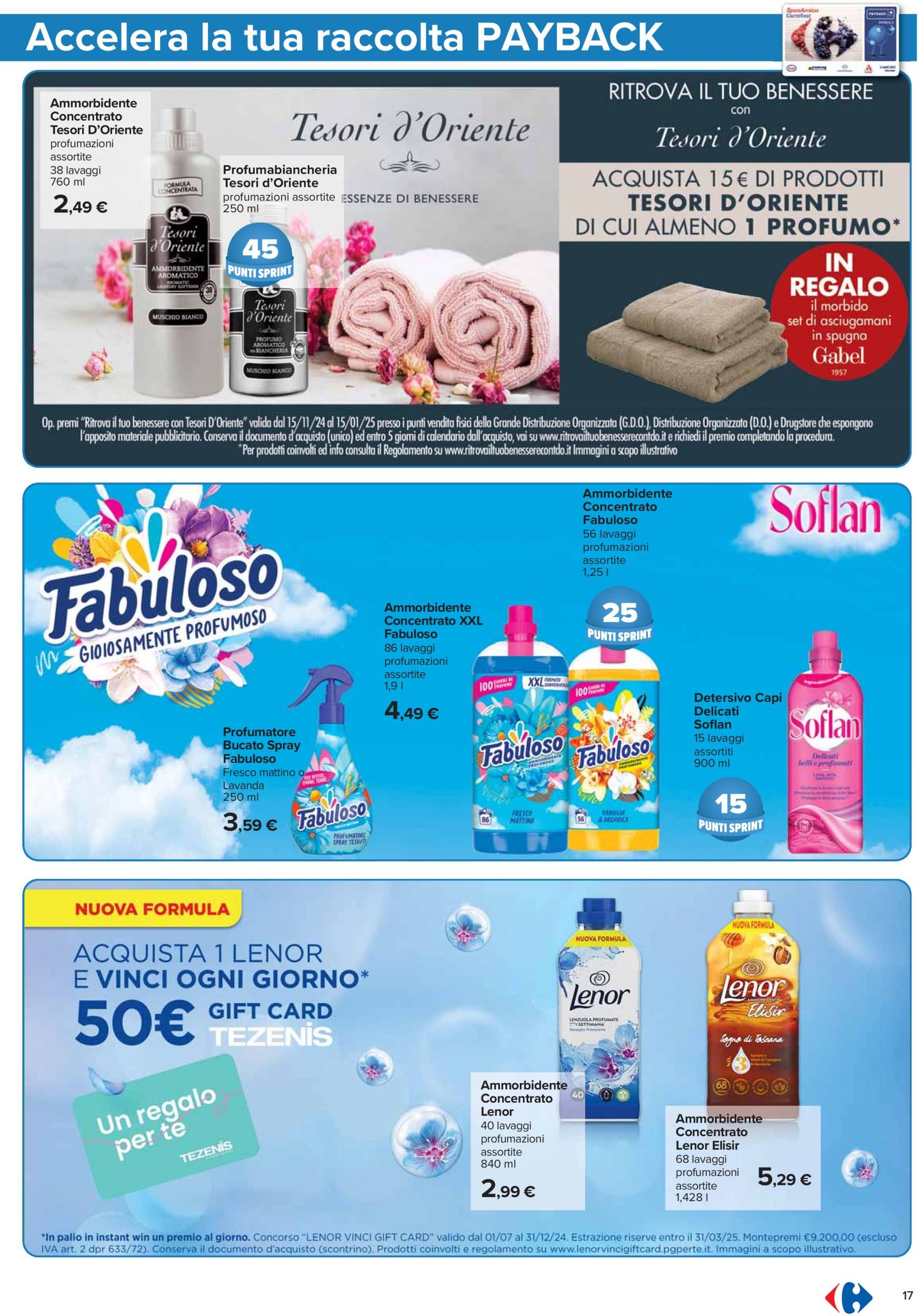 carrefour - Volantino Carrefour - Punti Sprint Payback valido dal 03/12 al 12/12 - page: 17