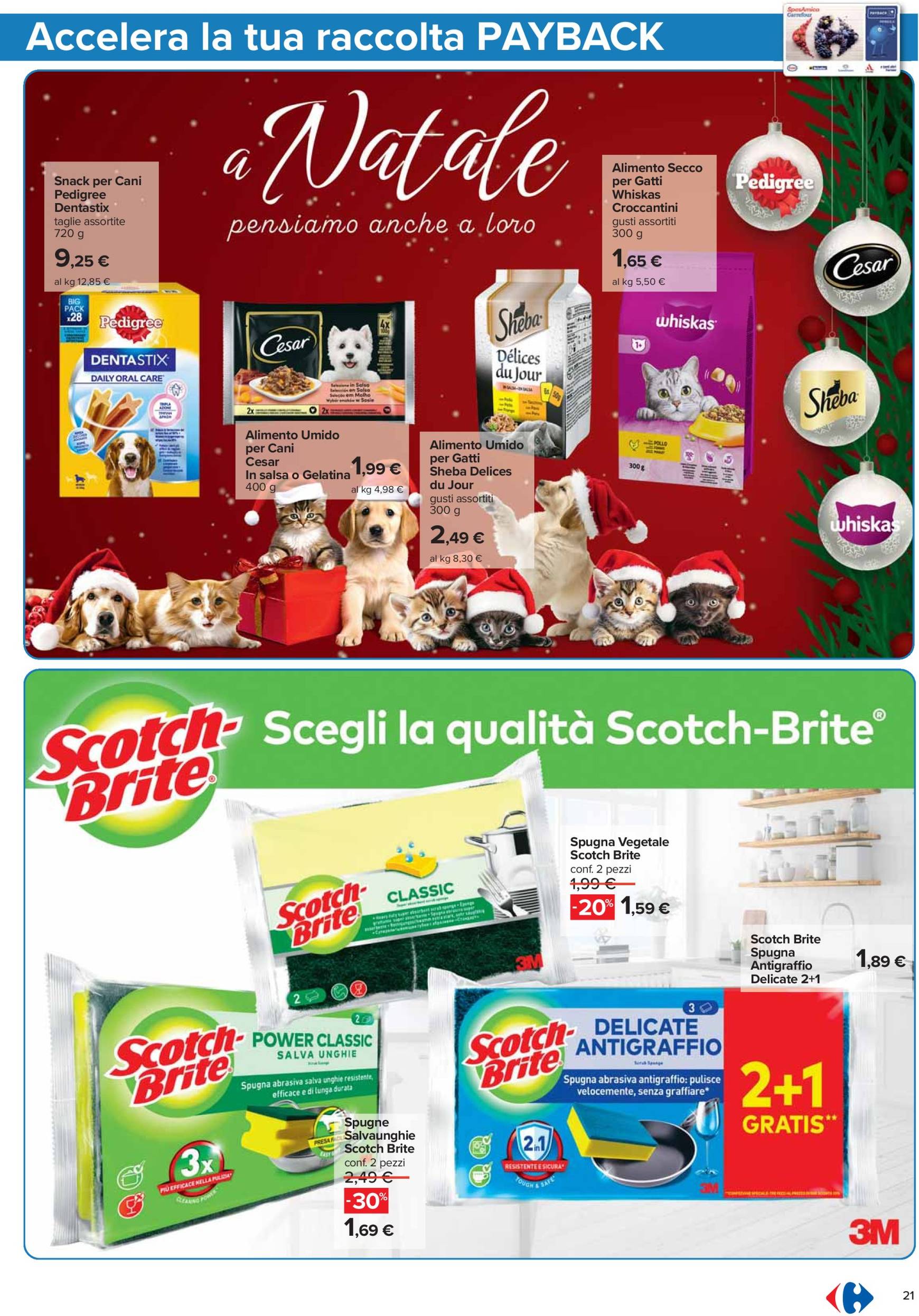 carrefour - Volantino Carrefour - Punti Sprint Payback valido dal 03/12 al 12/12 - page: 21