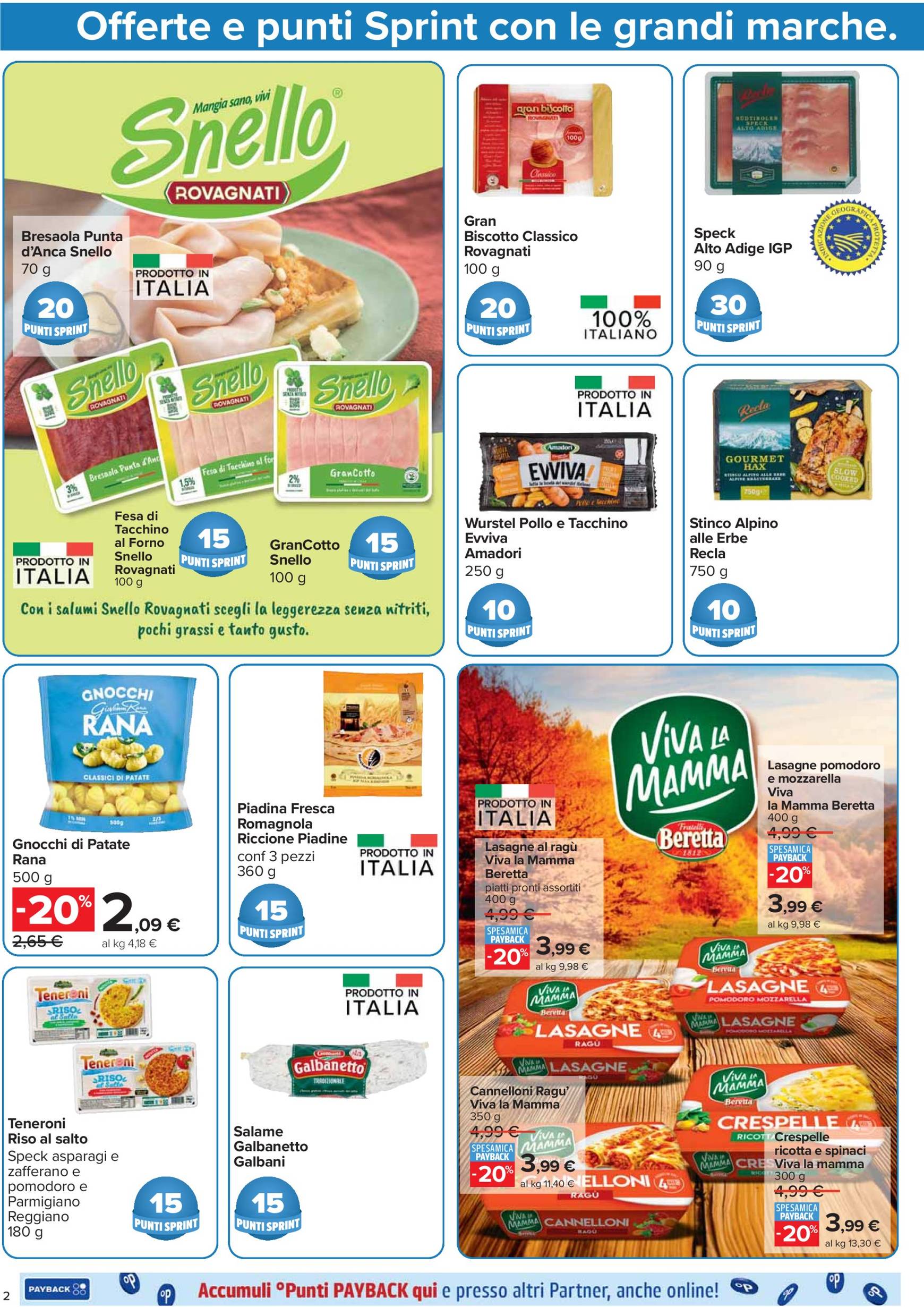 carrefour - Volantino Carrefour - Punti Sprint Payback valido dal 03/12 al 12/12 - page: 2