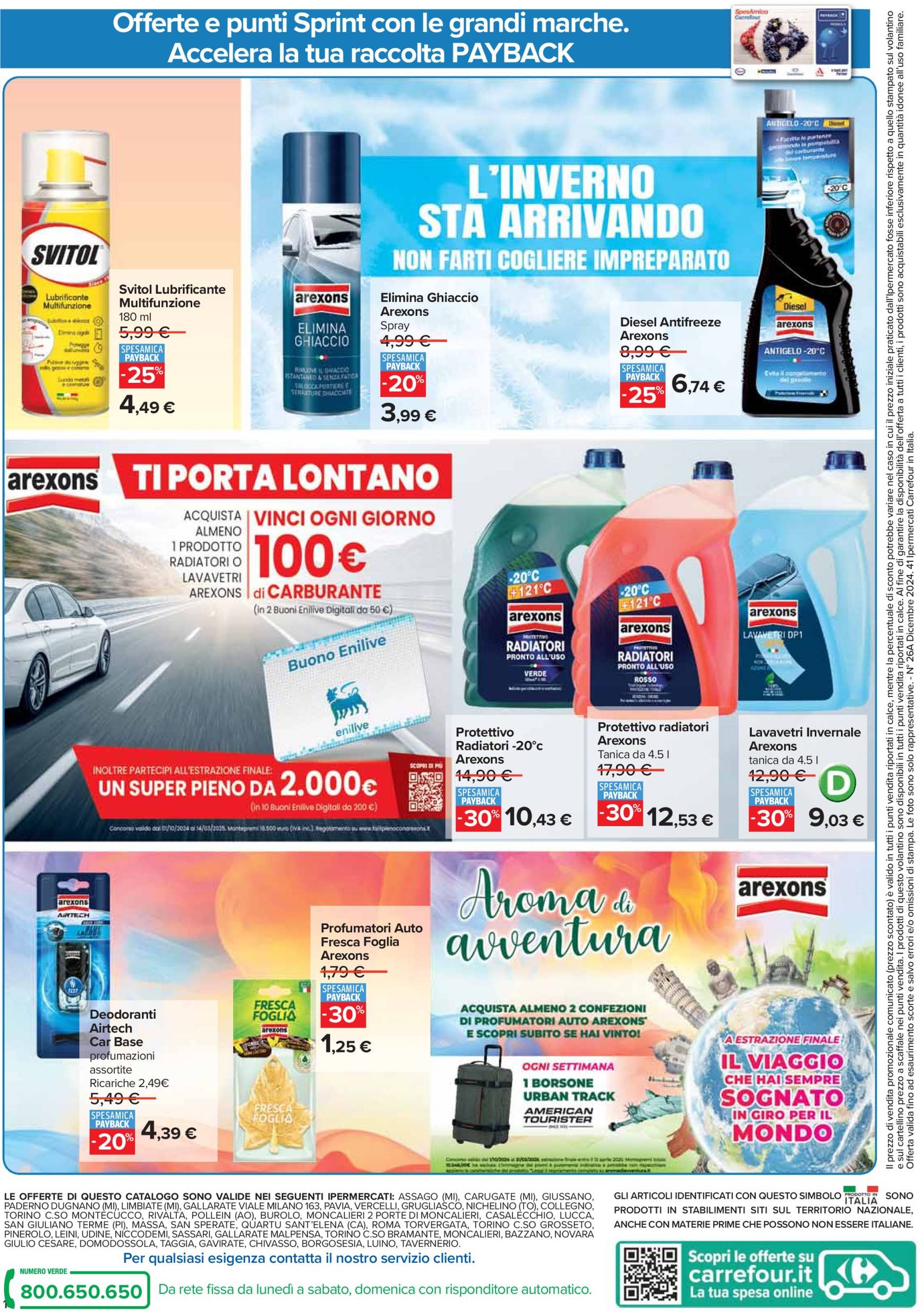 carrefour - Volantino Carrefour - Punti Sprint Payback valido dal 03/12 al 12/12 - page: 22