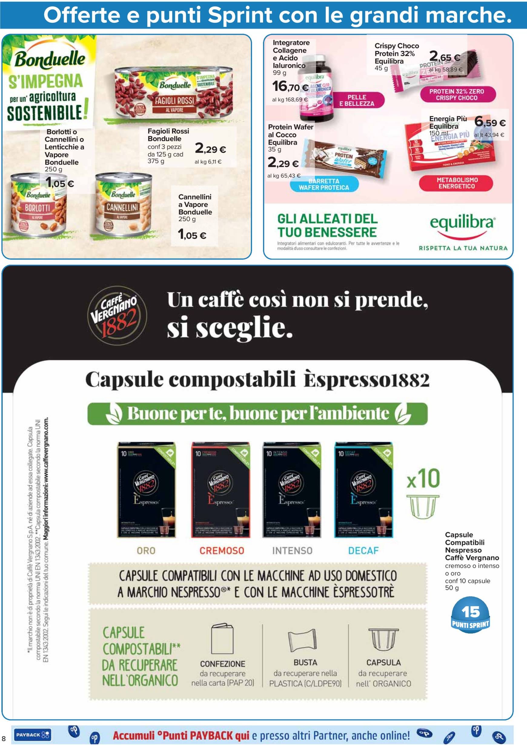 carrefour - Volantino Carrefour - Punti Sprint Payback valido dal 03/12 al 12/12 - page: 8