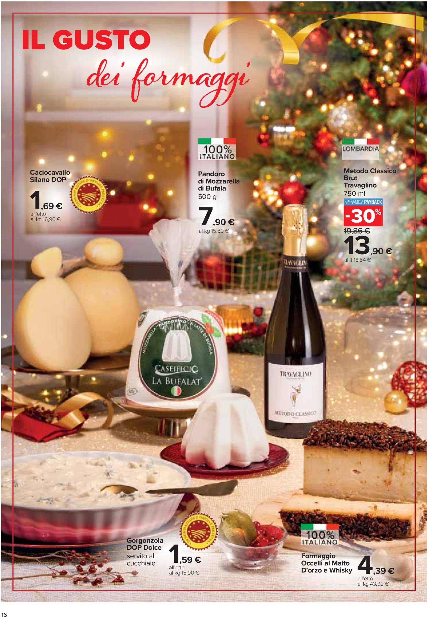 carrefour - Volantino Carrefour - Pranzo di Natale valido dal 28/11 al 24/12 - page: 16