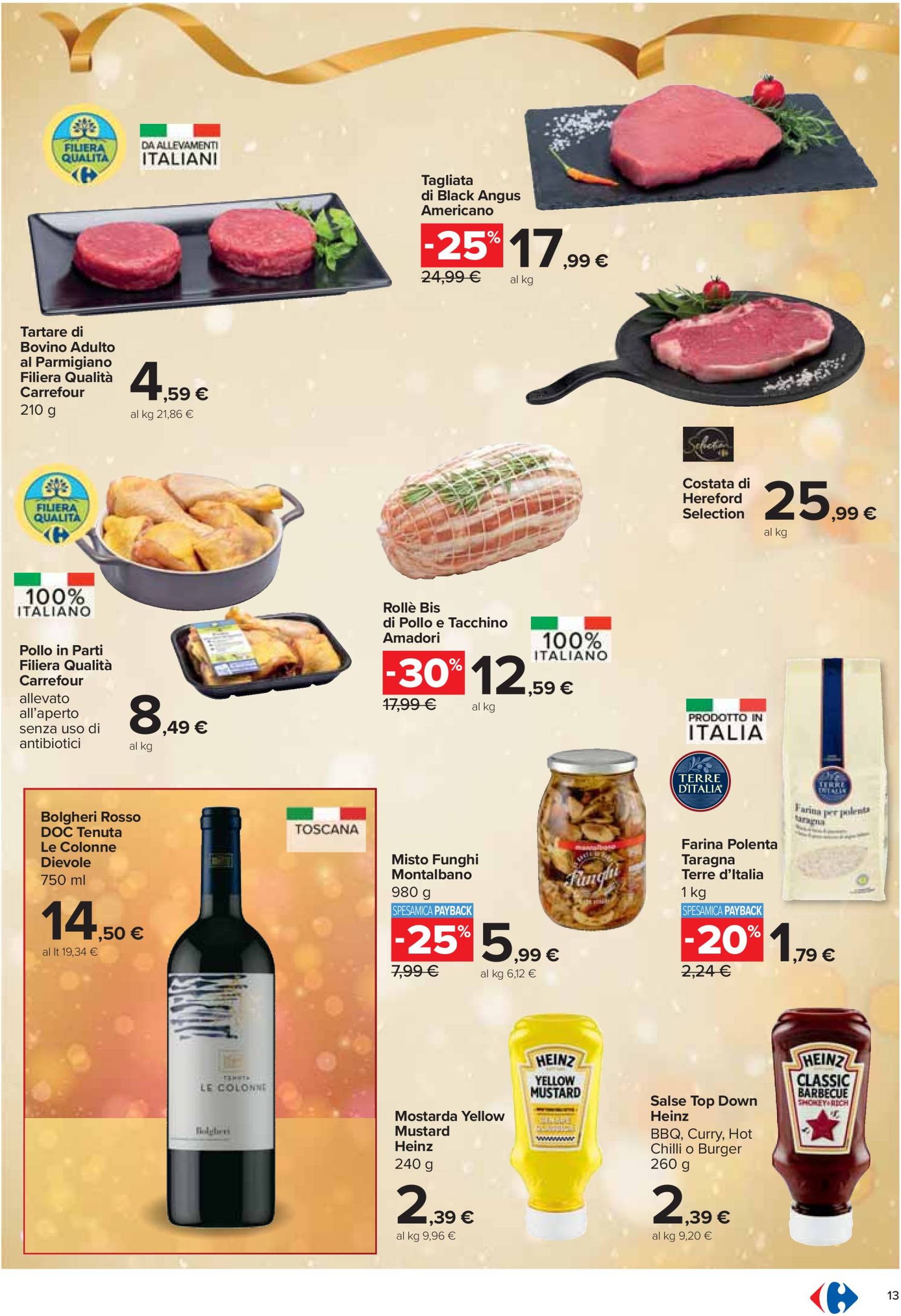 carrefour - Volantino Carrefour - Pranzo di Natale valido dal 28/11 al 24/12 - page: 13