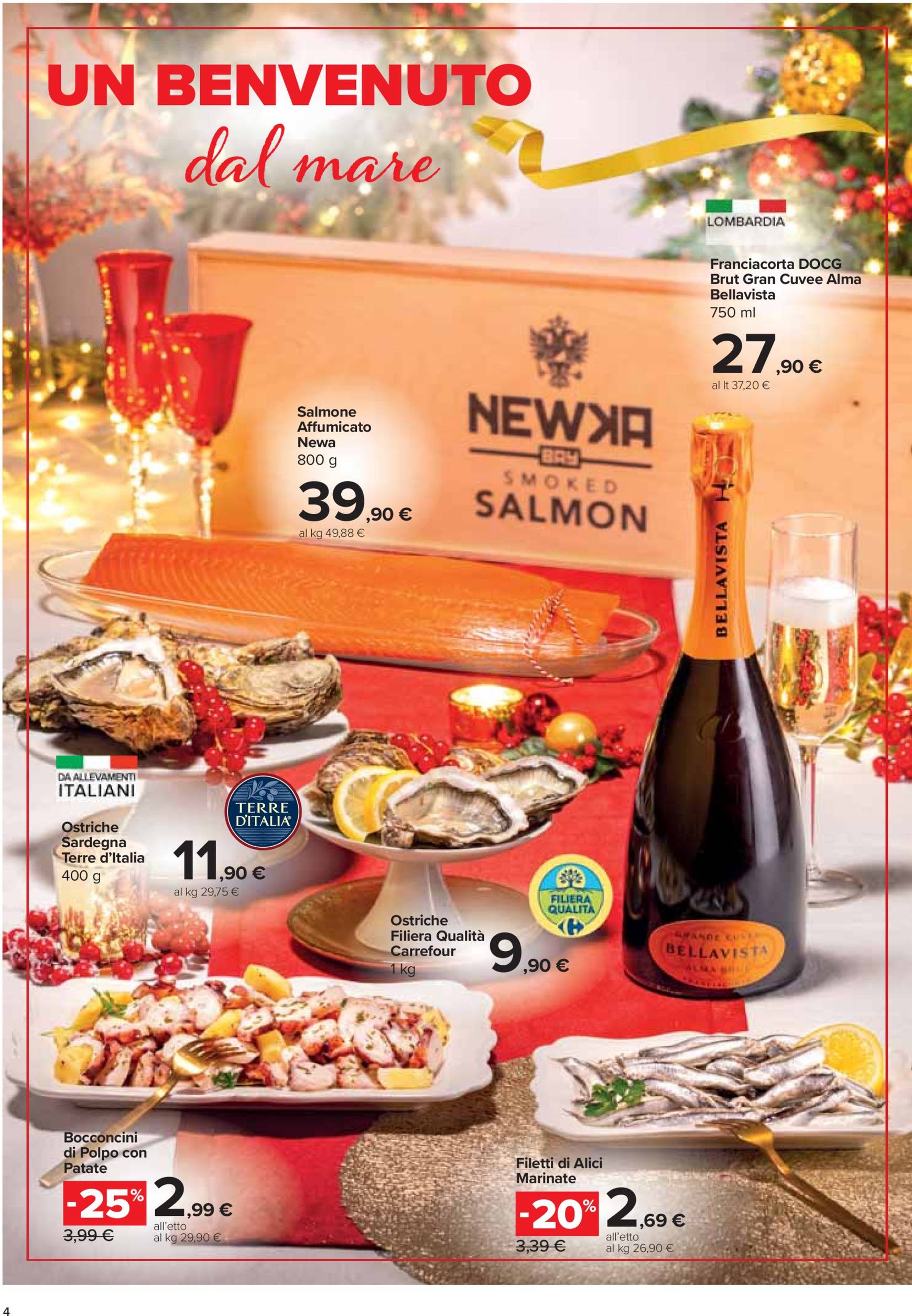 carrefour - Volantino Carrefour - Pranzo di Natale valido dal 28/11 al 24/12 - page: 4