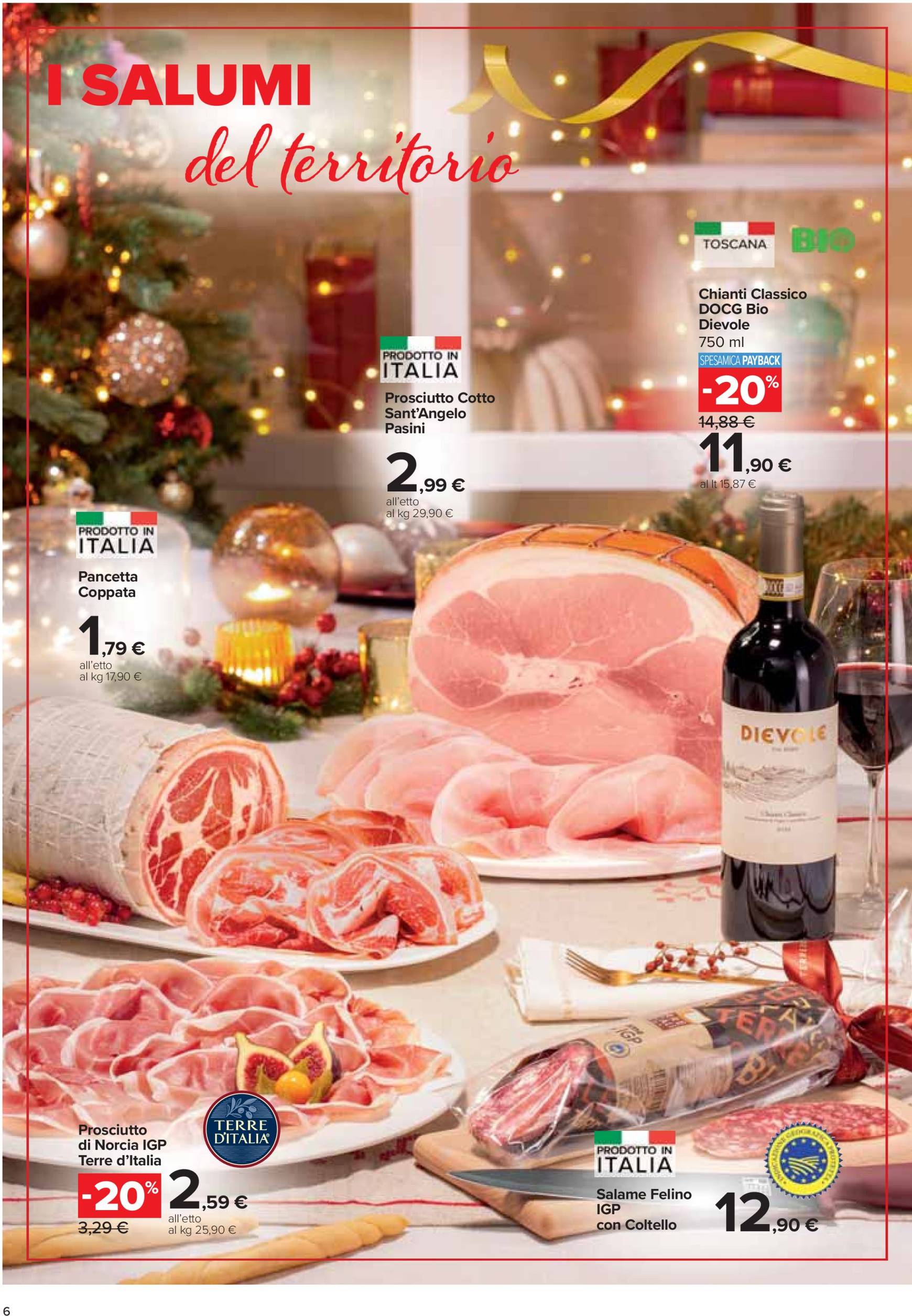 carrefour - Volantino Carrefour - Pranzo di Natale valido dal 28/11 al 24/12 - page: 6