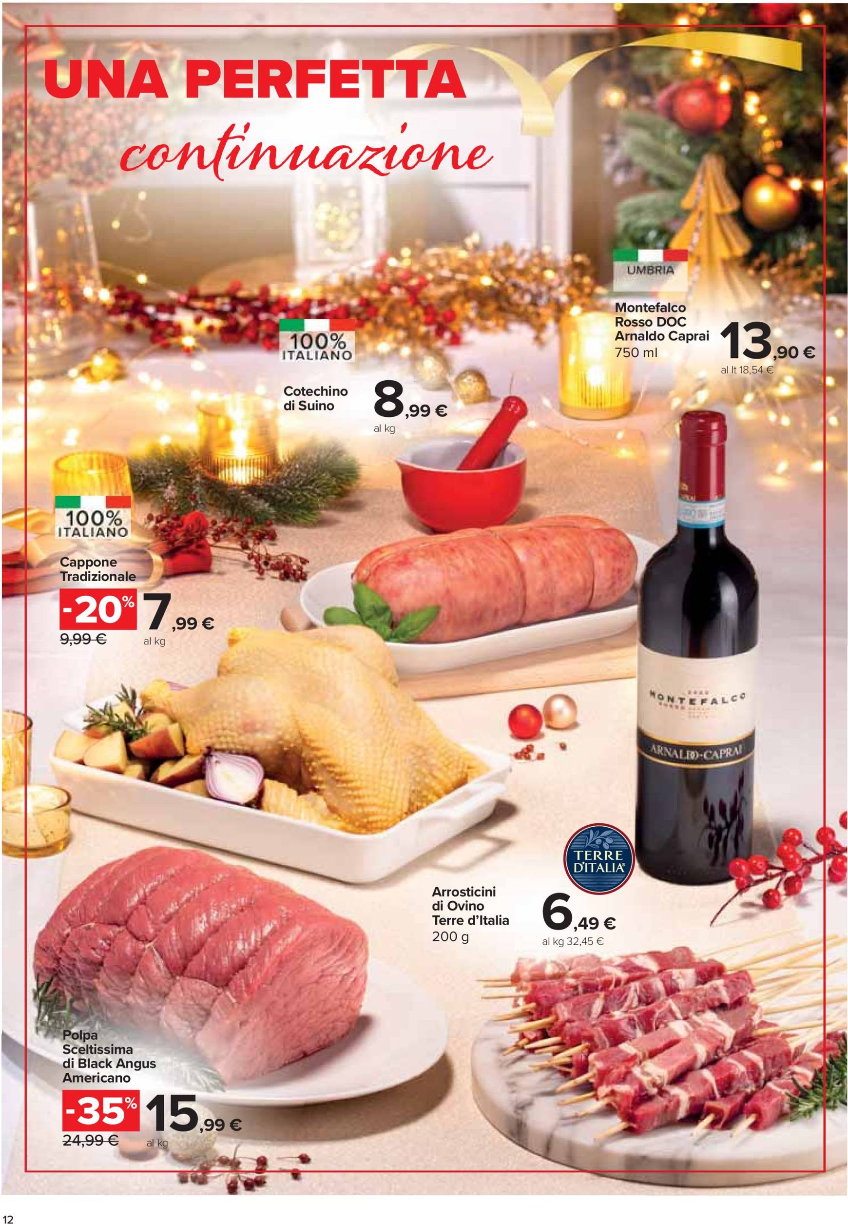 carrefour - Volantino Carrefour - Pranzo di Natale valido dal 28/11 al 24/12 - page: 12